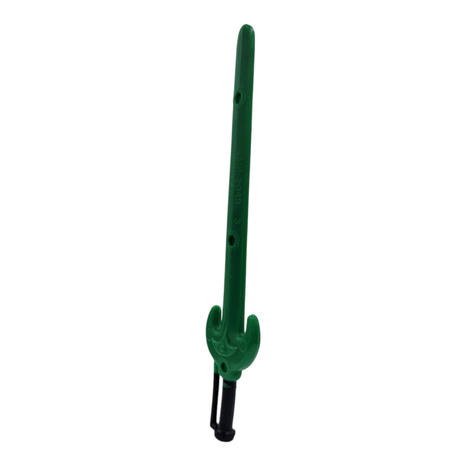 Vtg MOTU Tri Klops Sword Malaysia Triklops Clops Green Weapon Accessory Part