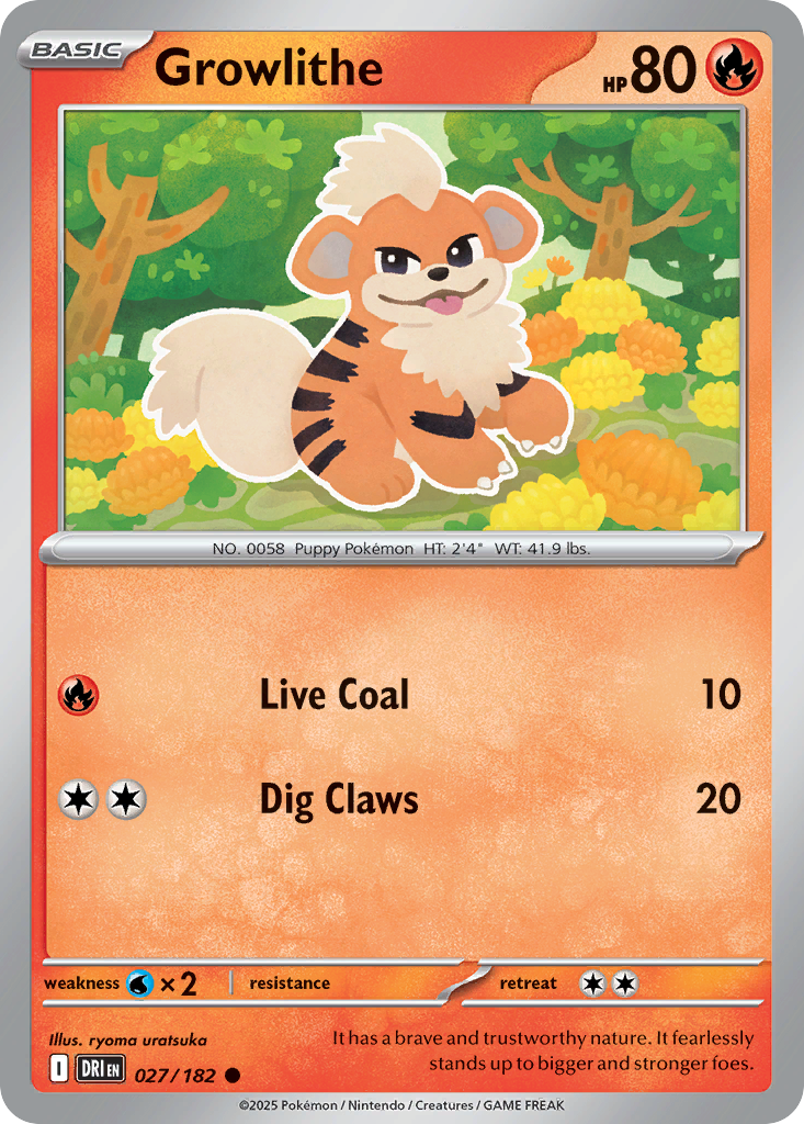 Growlithe 27/182 Destined Rivals