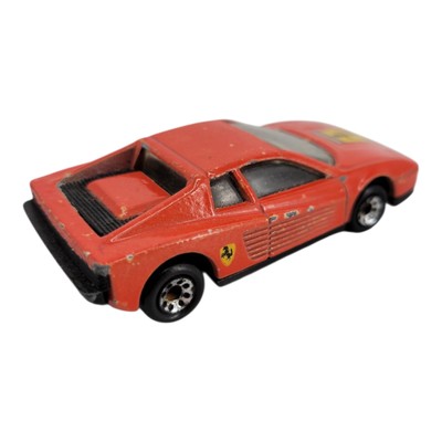 1986 Matchbox Red Ferrari Testarossa and 1981 Matchbox Ferrari 308 GTB