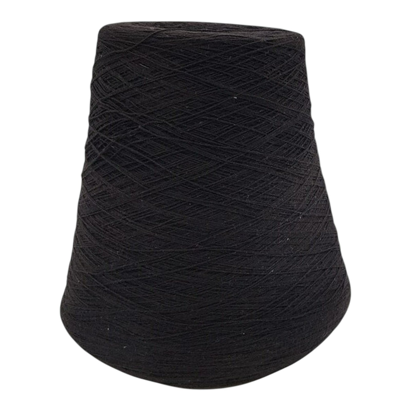 Vintage Acrylic Yarn Black Heather 2/24 Unbranded