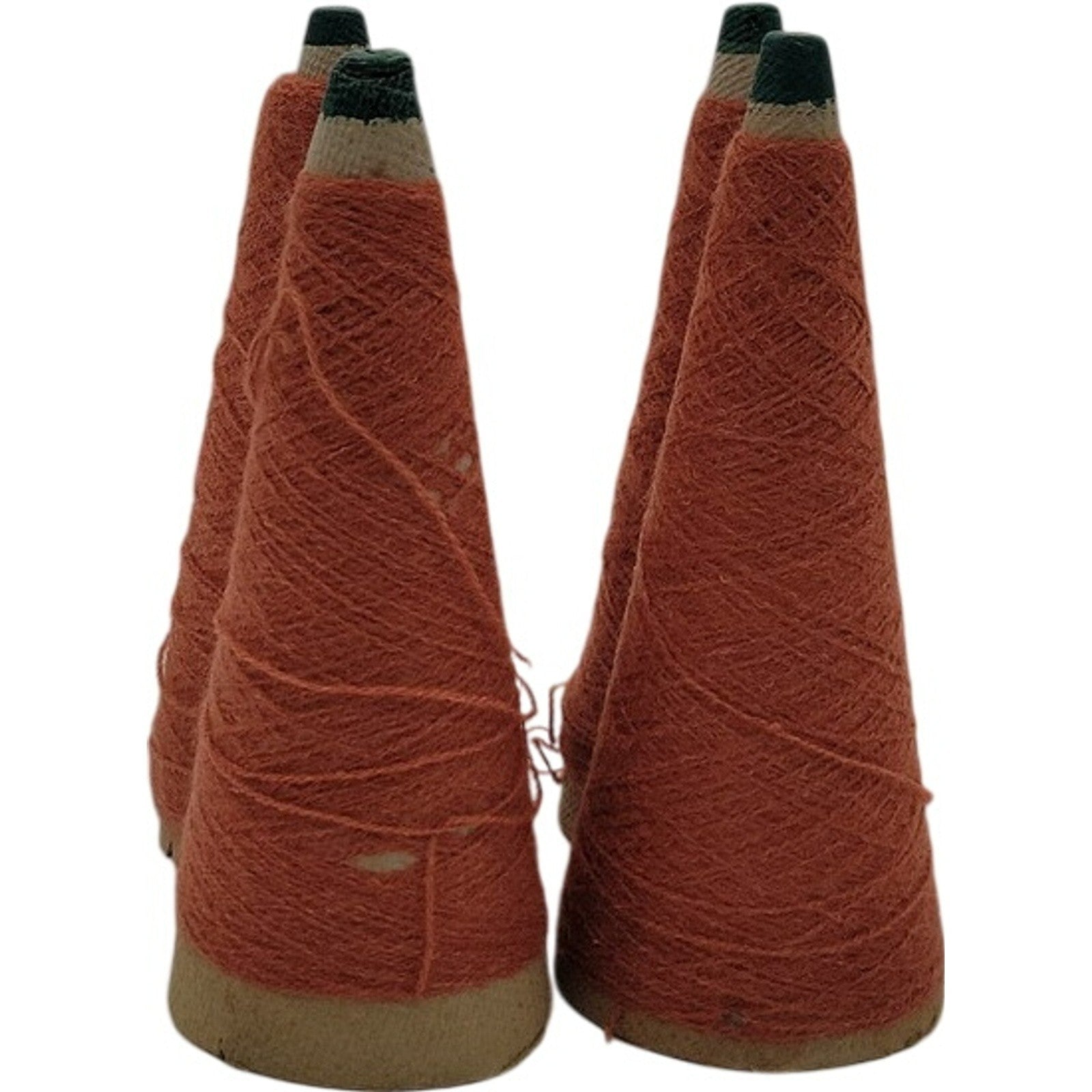 Vintage Templon 2/24 O/N Dk Spice Heather Cone Yarn Knitting S-76543 Lot of 4
