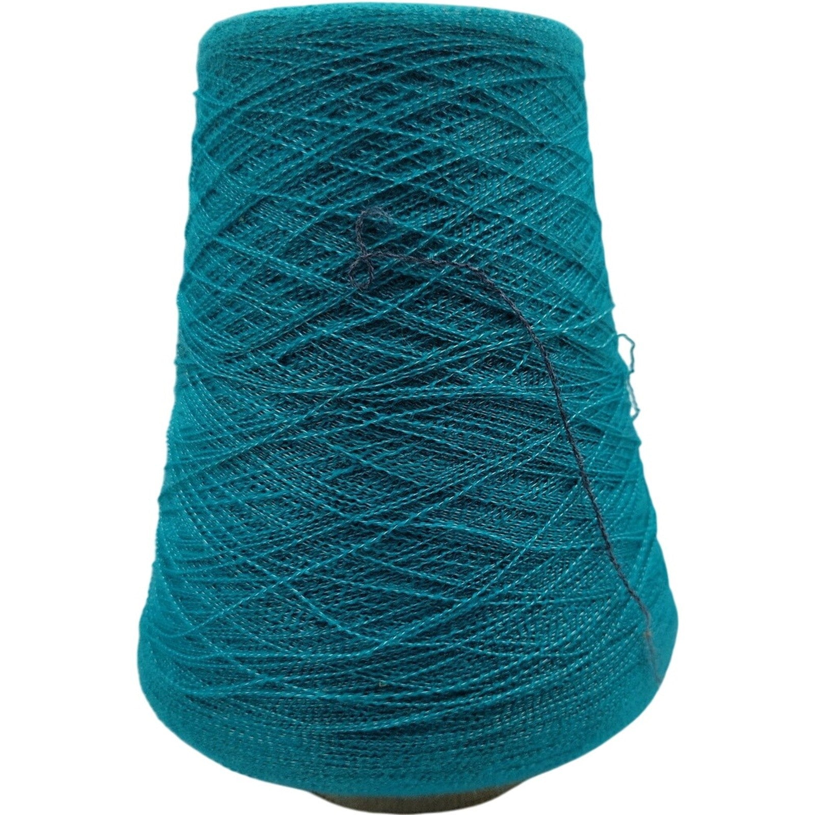 Vintage Pisgah Yarn 2/28 Krinkle Jade Green Cone Yarn Lot 5082 13400