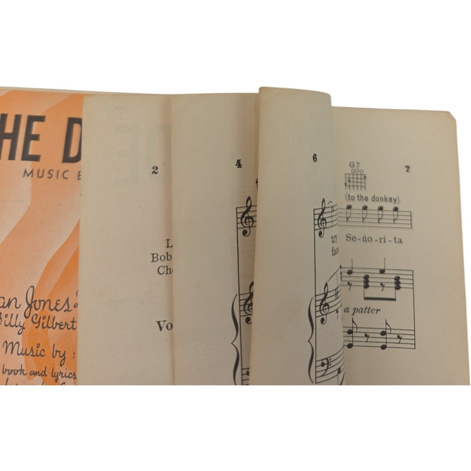 The Donkey Serenade The Firefly 1937 Sheet Music R Friml Jeanette MacDonald