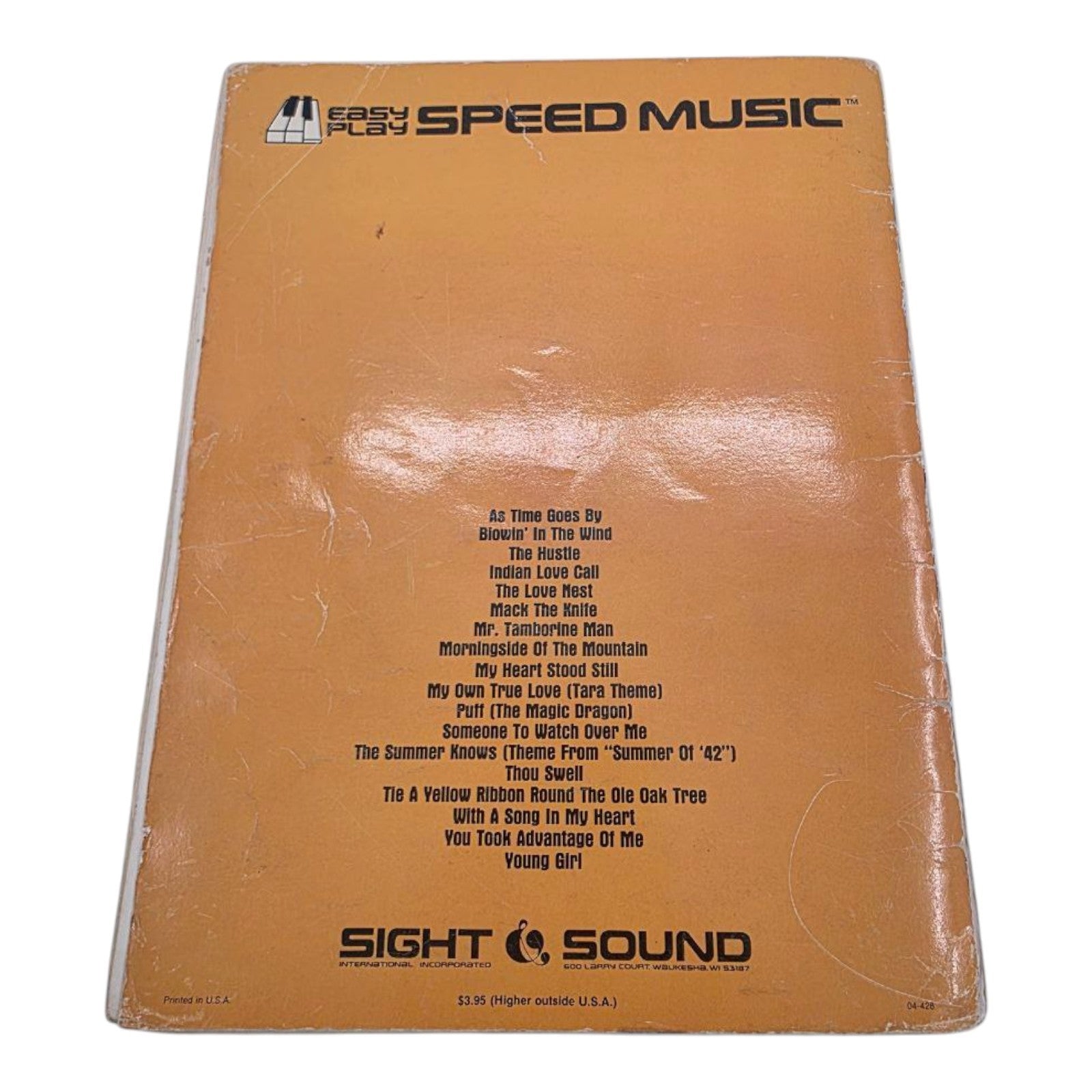 Easy Play Speed Music Supersongs for Everyone Sheet Music 1974-1978