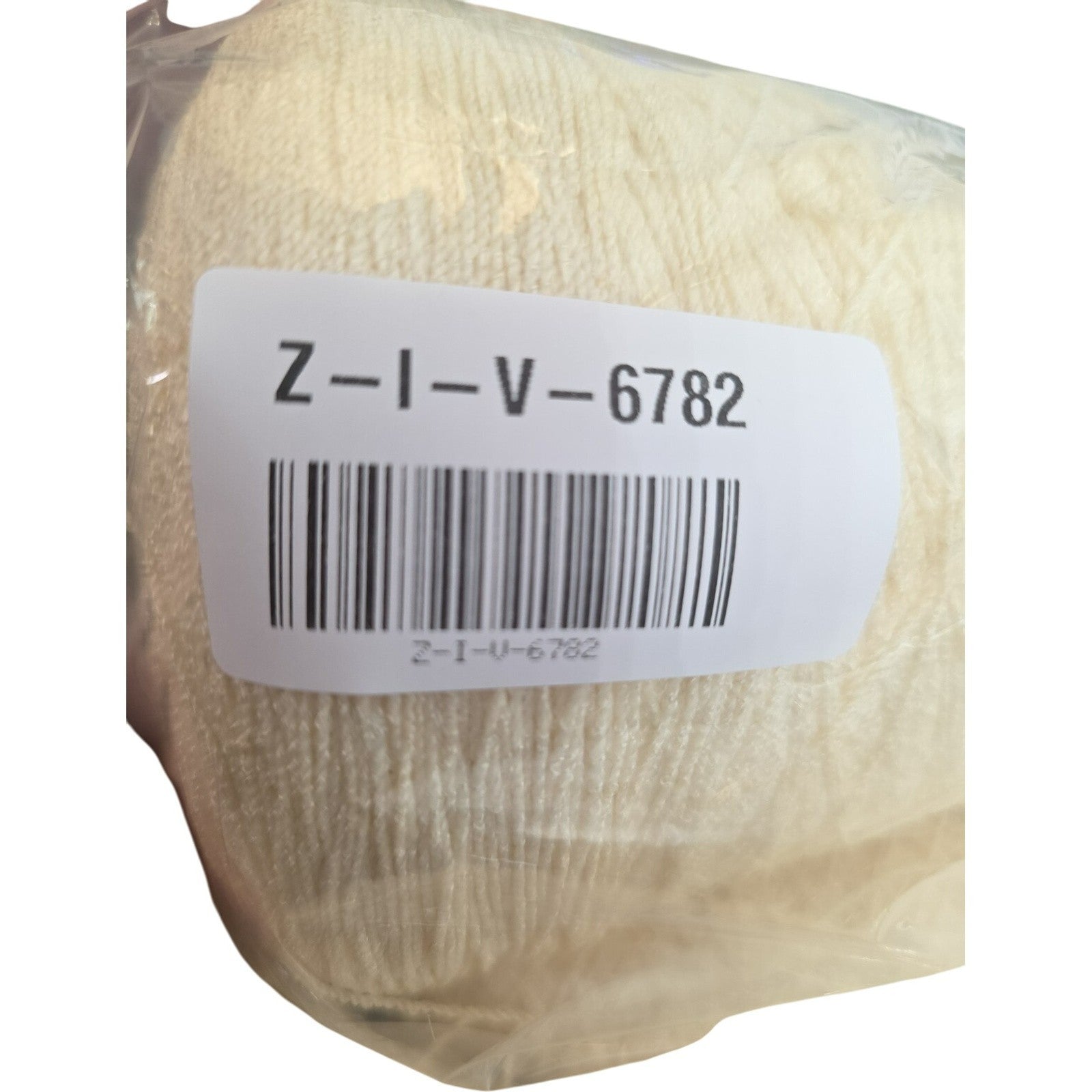 Vintage Acrylic Cone Yarn N/679R WL Ray Super White 2326.03 Lot of 3