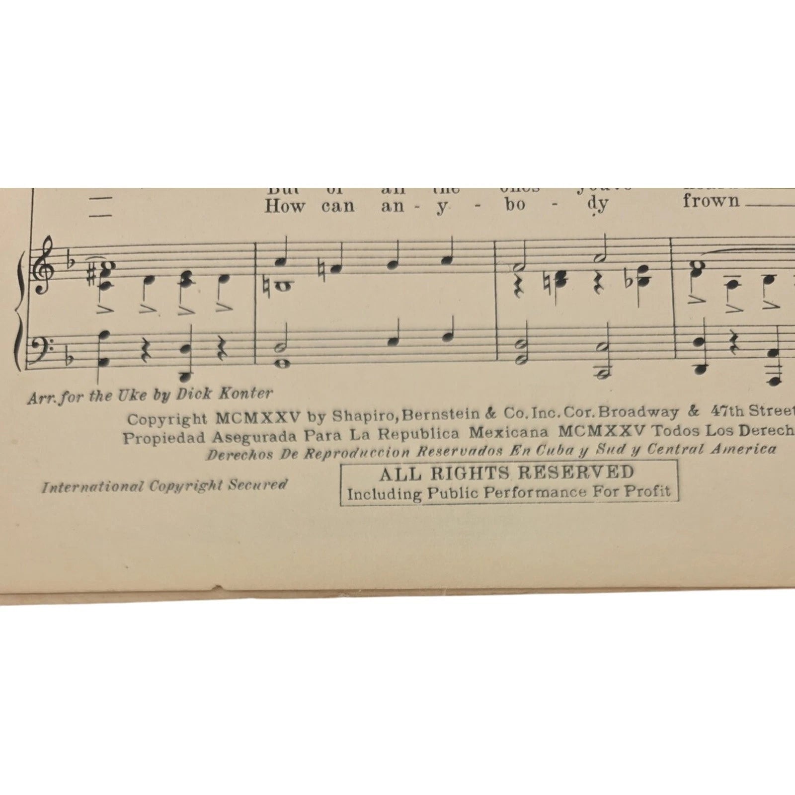 Oh Boy What a Girl 1925 Sheet Music Eddie Cantor Florenz Ziegfeld’s Kid Boots