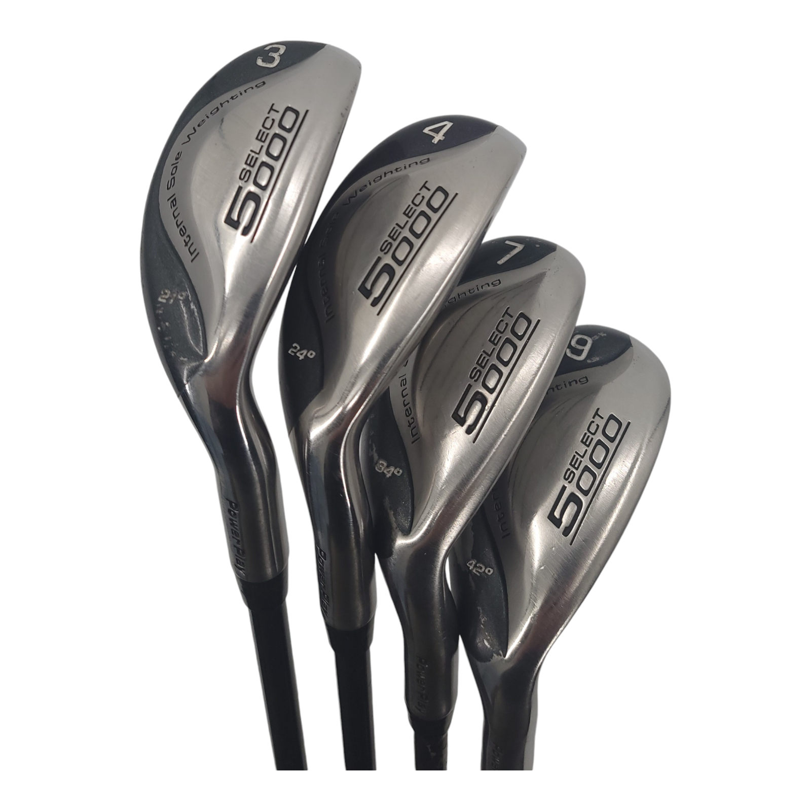 Select 5000 Hybrid 3-4-7-9 21° 24° 34° 42° Standard Length RH Golf Club Bundle