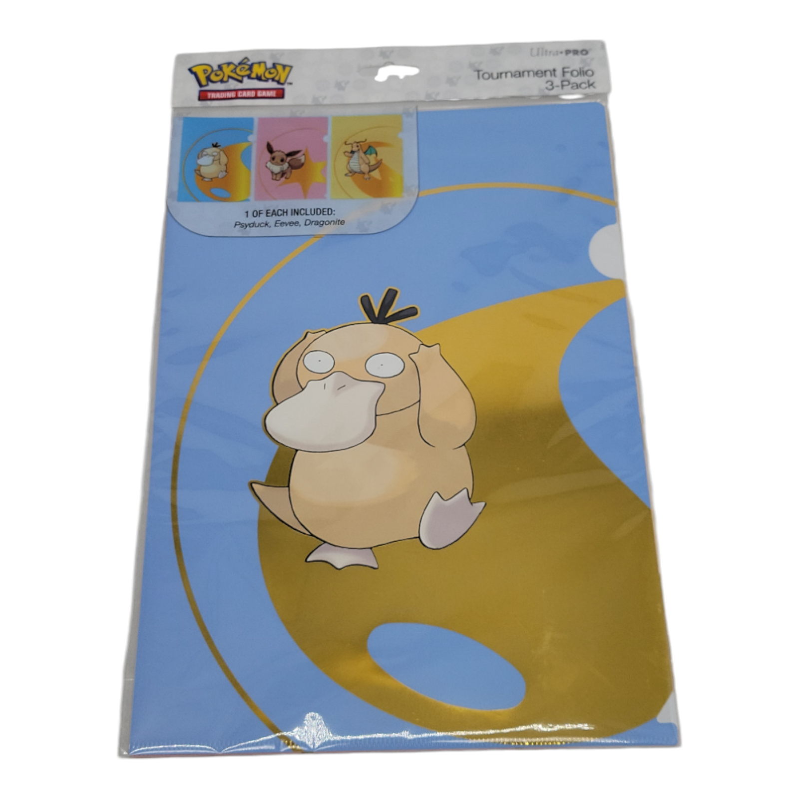 Ultra Pro Pokémon Tournament Folio Series 2 Psyduck Eevee Dragonite 3-Pack