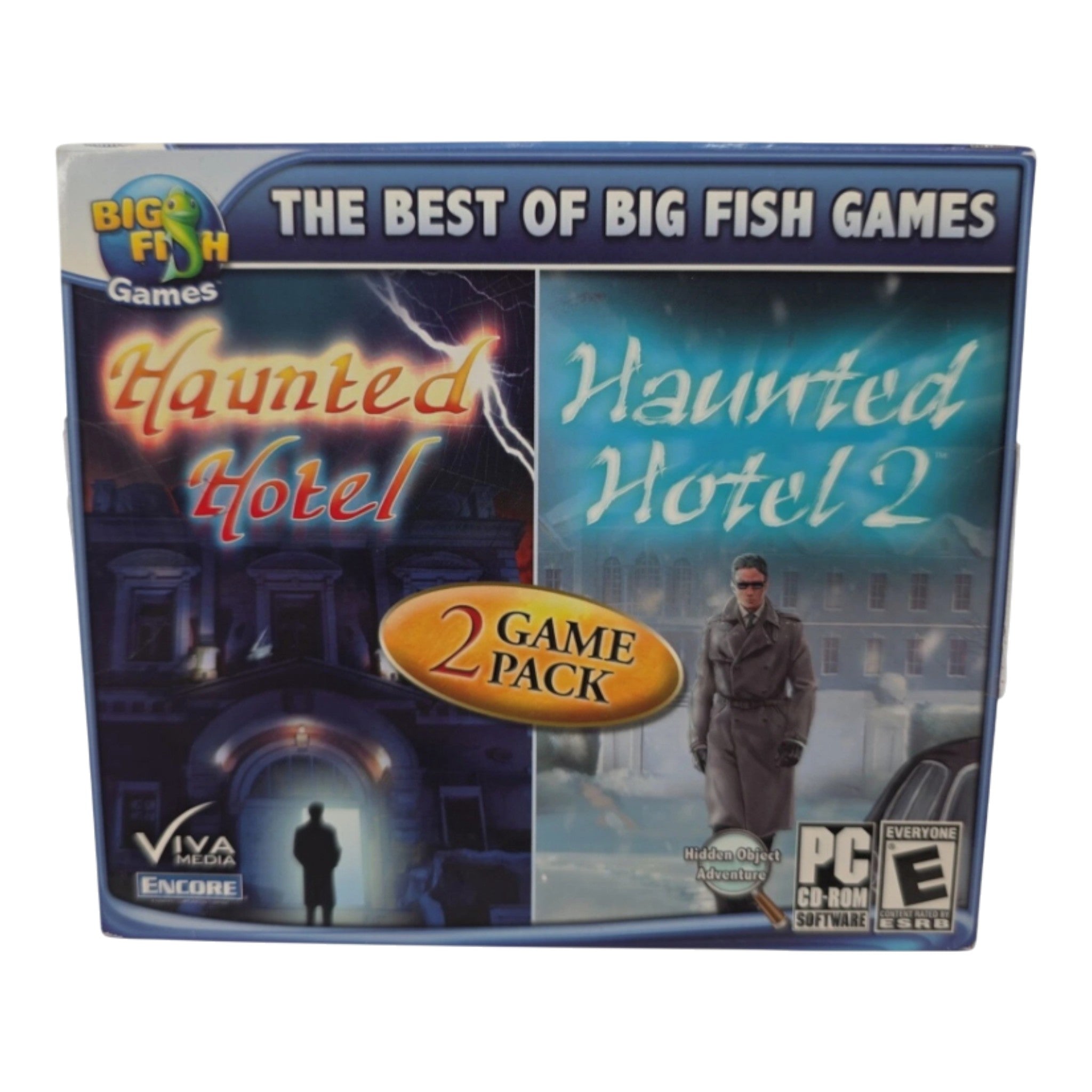 Haunted Hotel & Haunted Hotel 2 PC CD-ROM 2 Game Pack Big Fish Viva Media Encore
