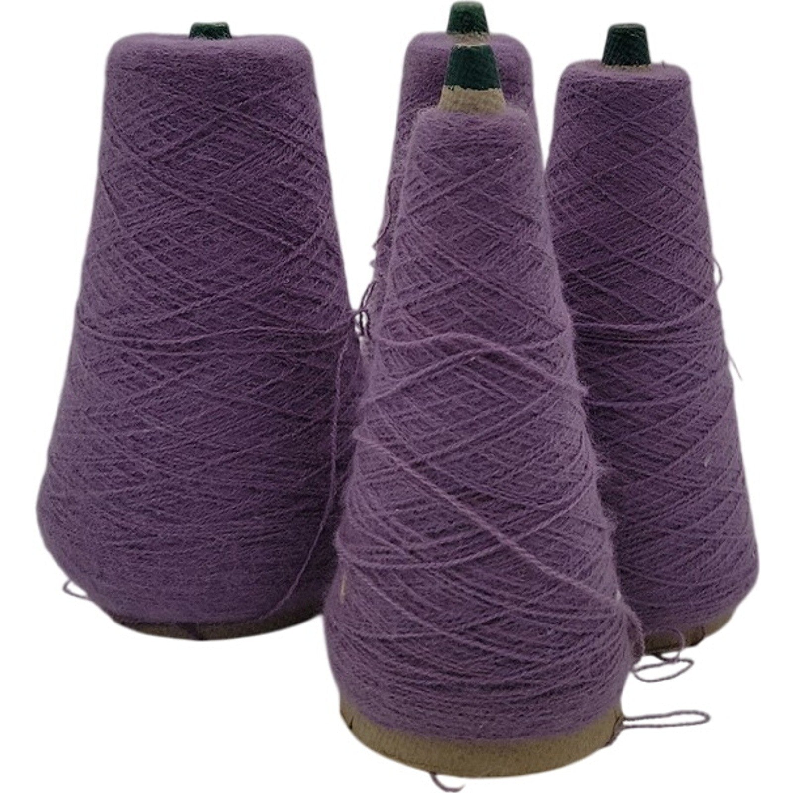 Vintage Templon Lavender Heather 2/24 Nylon Blend Weaving Knitting Yarn Lot of 4