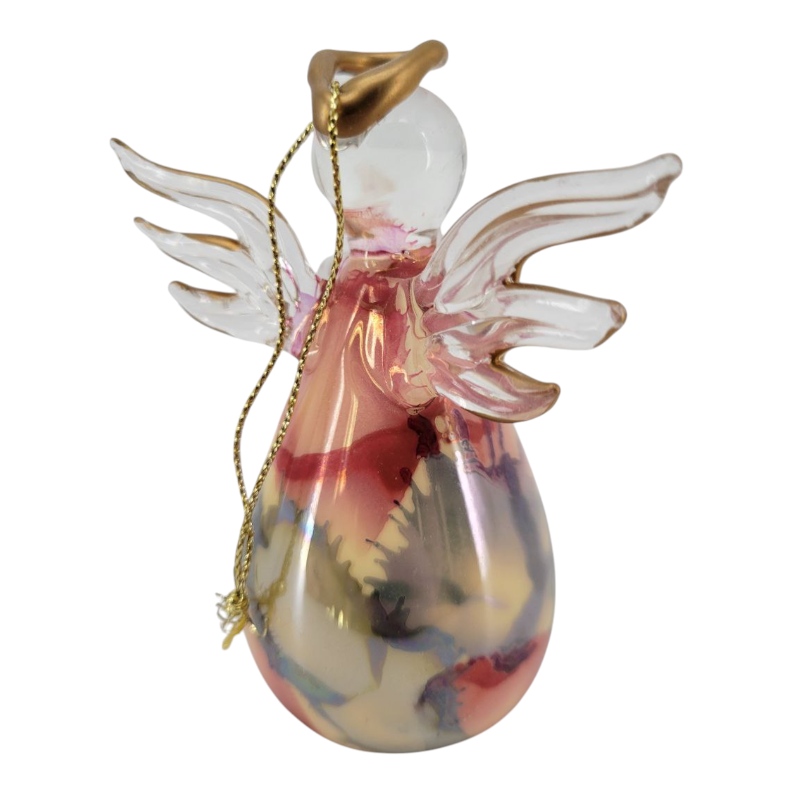 Russ Berrie Blown Glass Angel of Love Figurines Decorative Bundle