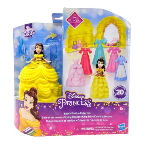 Hasbro Disney Princess Secret Styles Belle Fashion Collection Doll Playset