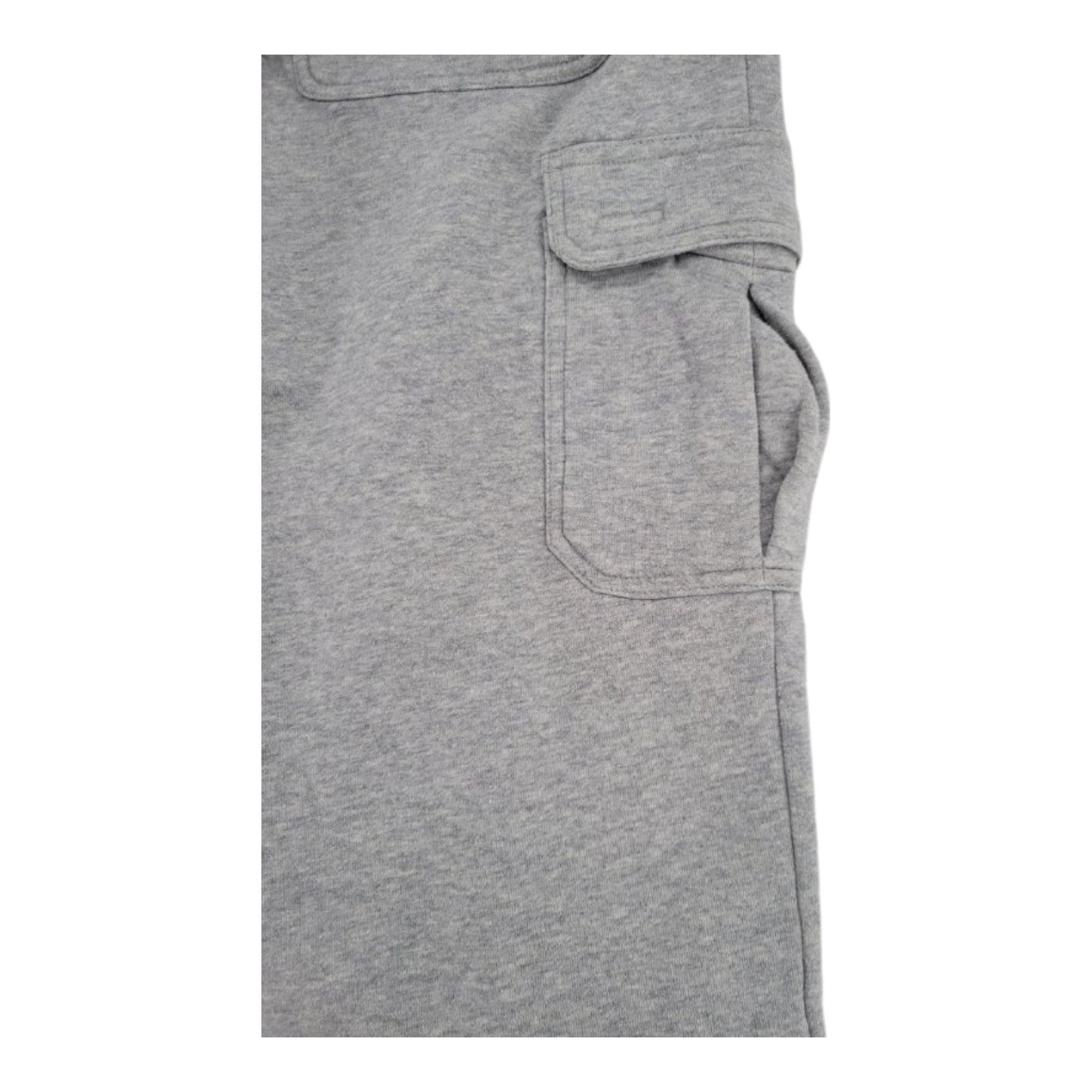 AND1 Men's Gray Fleece Cargo Sweatpants Size XL Drawstring Waist Comfy Fit