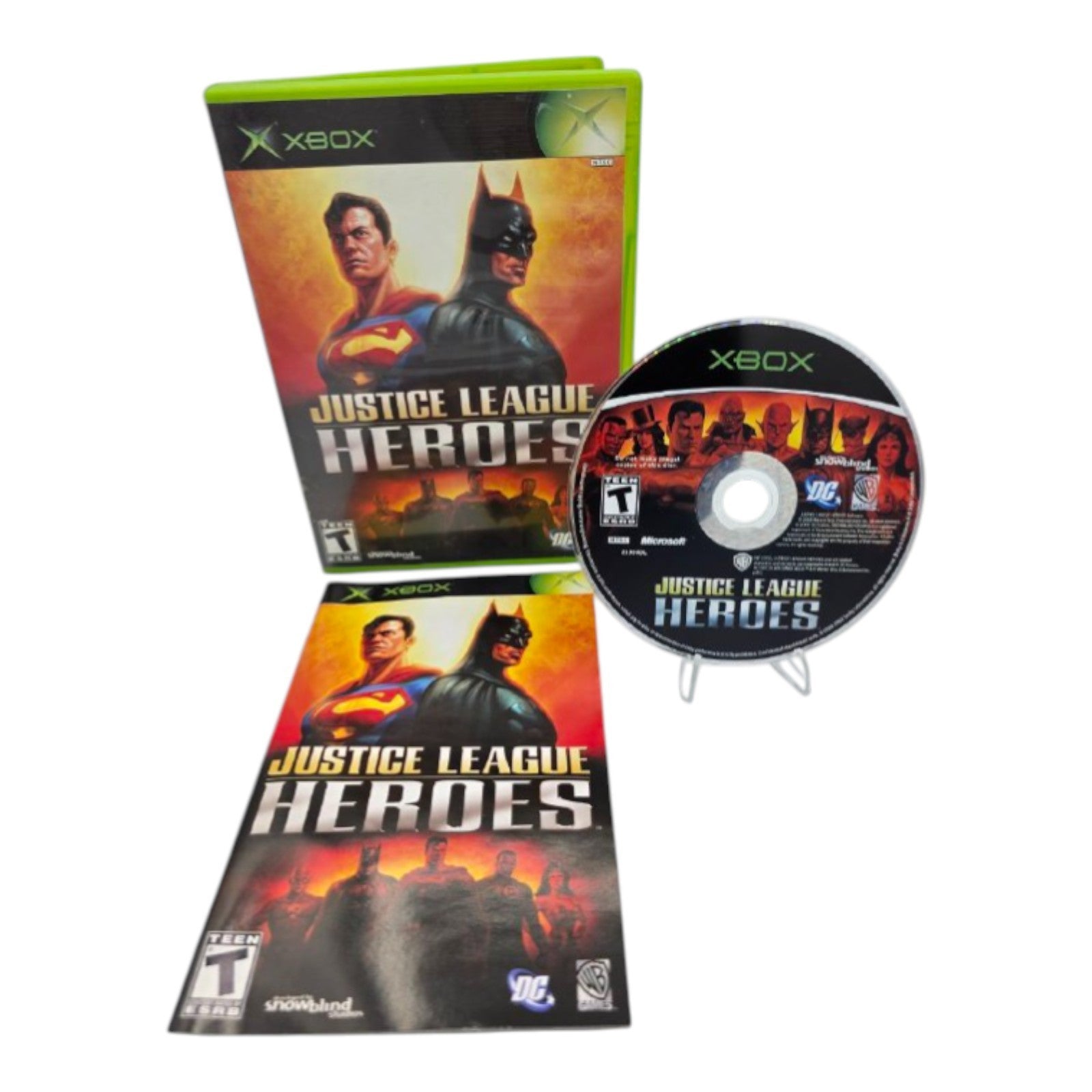 Microsoft Xbox Justice League Heroes Complete with Manual Tested 2006