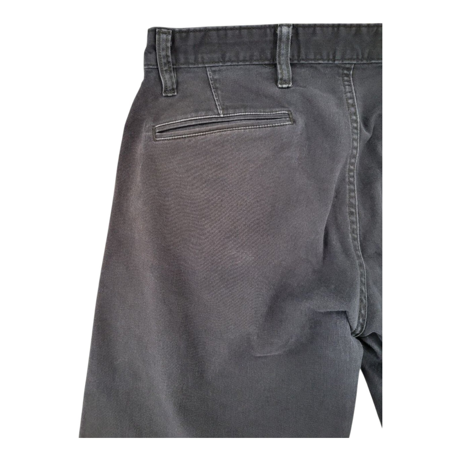 Dockers Alpha Khaki Slim Tapered Cotton Blend Black Pants Mens Size 34