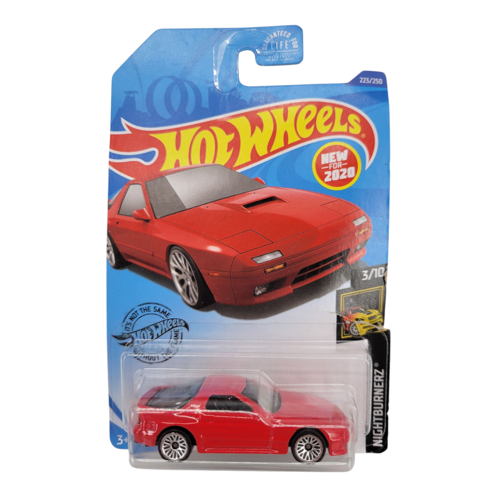 Hot Wheels 2020 Nightburnerz '89 Mazda Savanna RX-7 FC3S Red Diecast Car