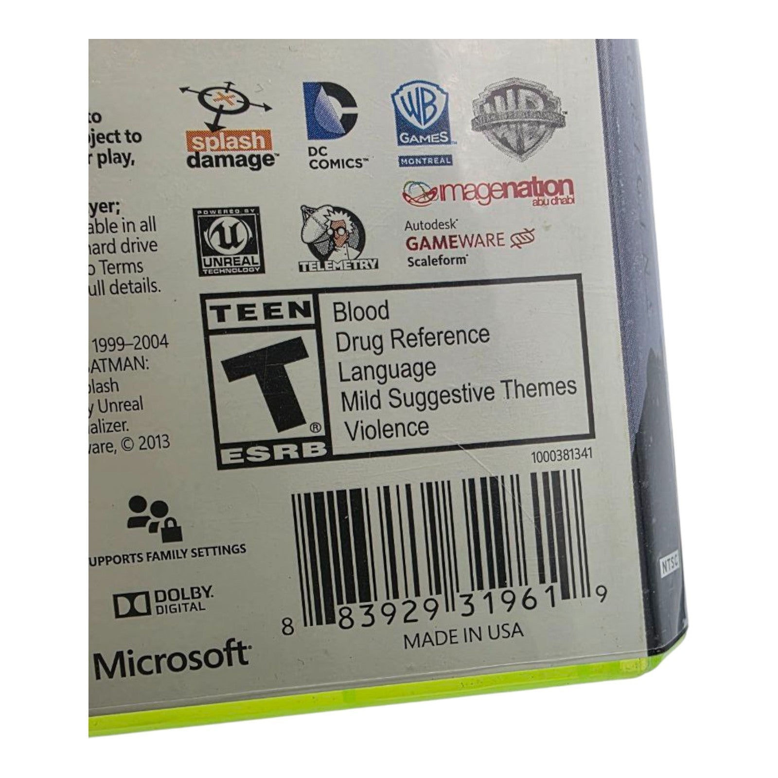 Batman: Arkham Origins Xbox 360 No Manual Tested with 2 Discs Microsoft