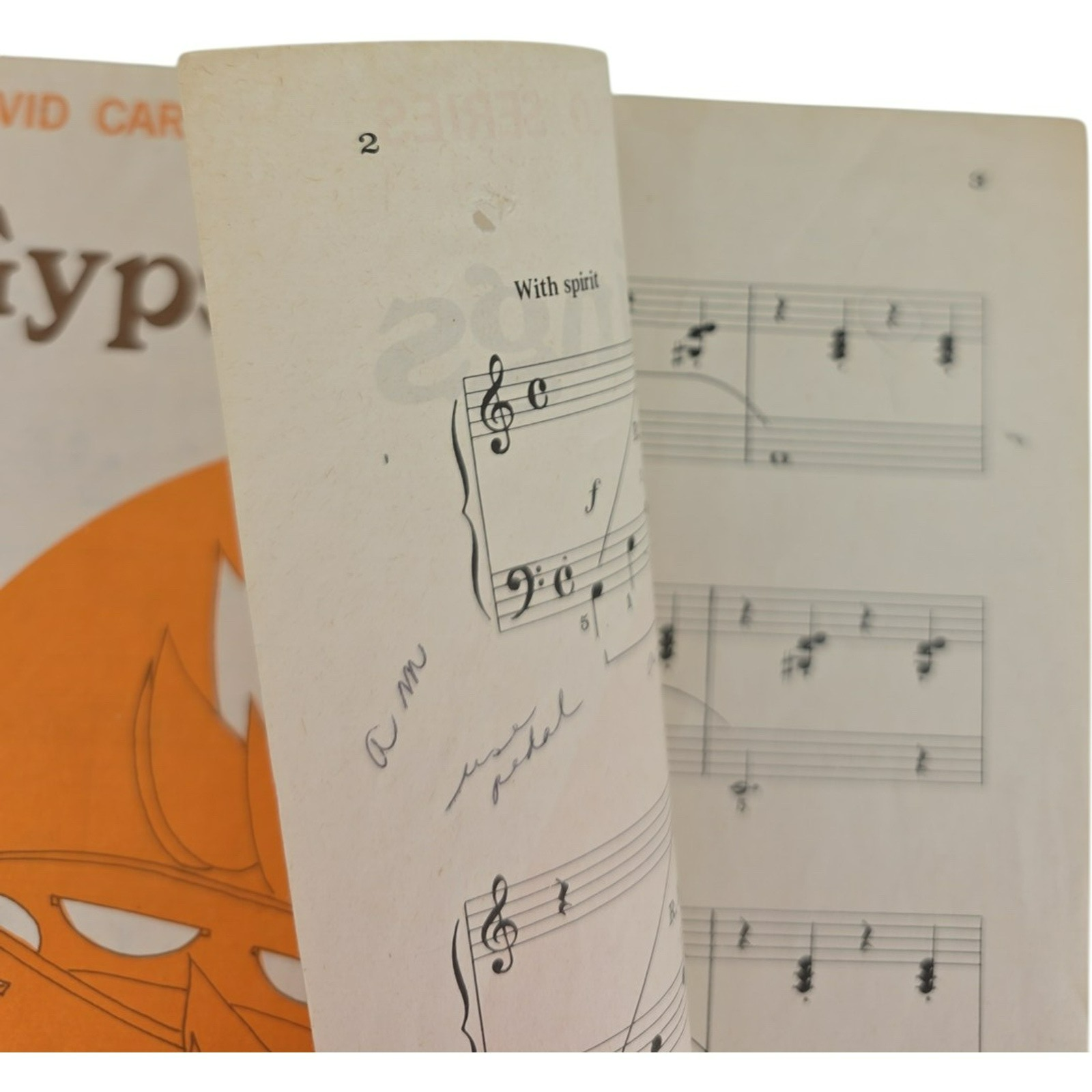 Vintage 1969 Piano Solo Gypsy Earrings by Bret Adams Sheet Music