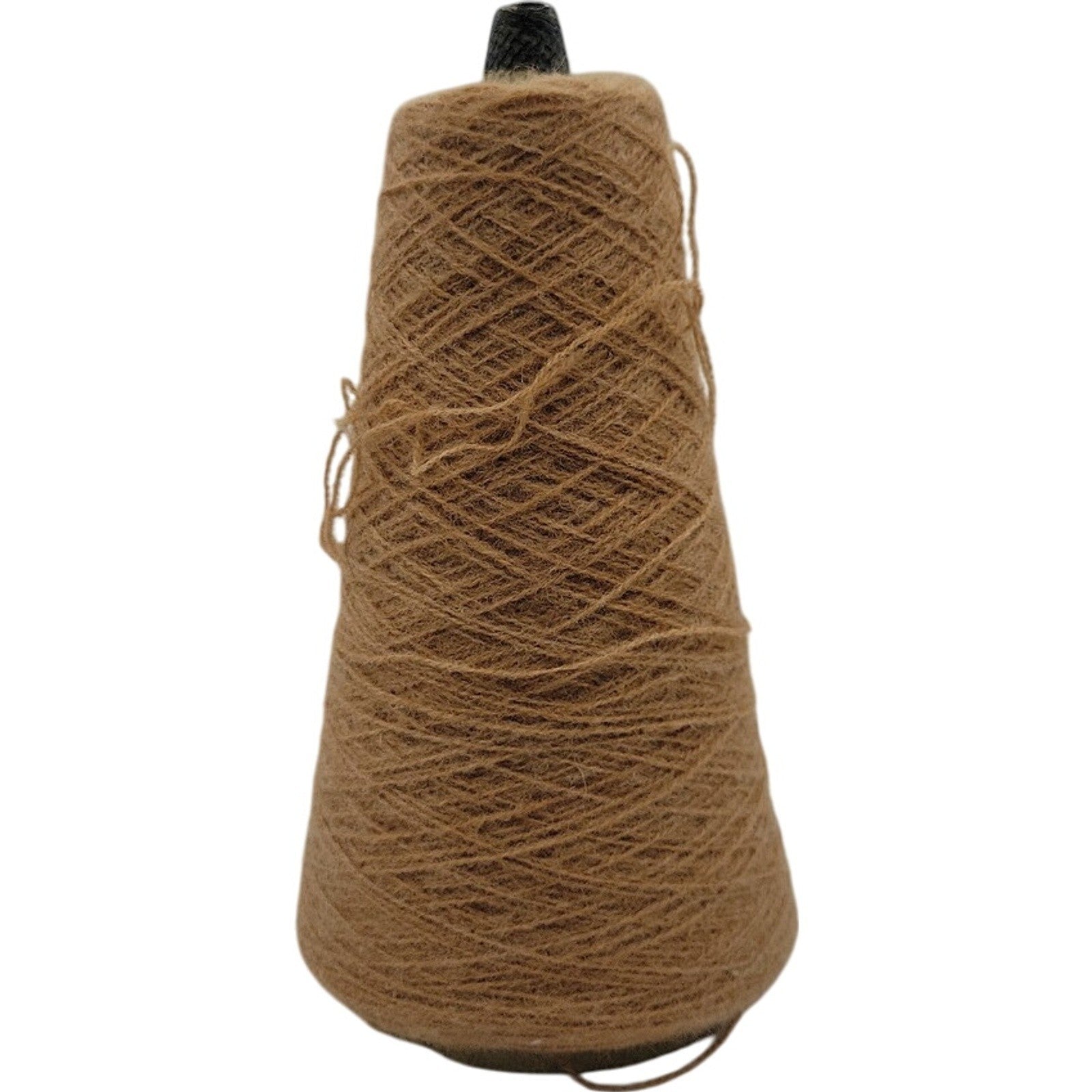 Vintage Templon Sandalwood 2/24 Wool Blend 70/30 Weaving Knitting Cone Yarn