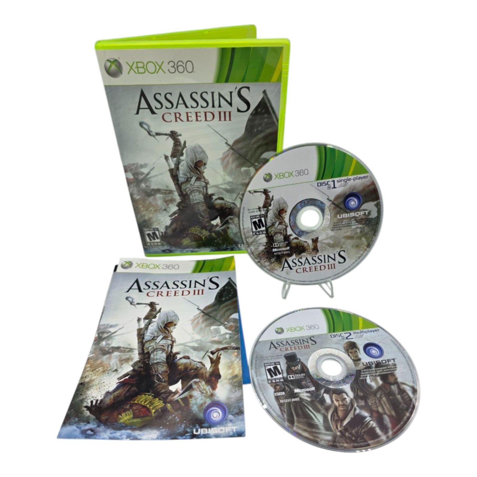Xbox 360 Assassins Creed III Complete with Manual Tested 2012