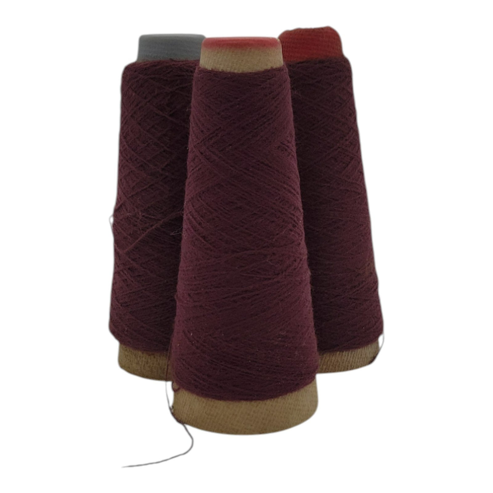 Vintage 1980s Spinnerin 2/24 Raisen Cone Yarn Lot of 3