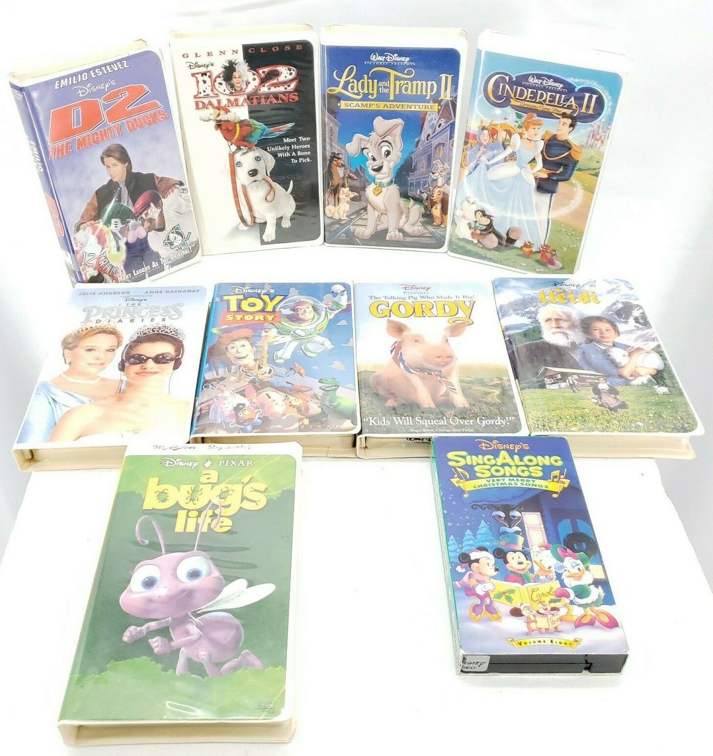 Walt Disney Home Video VHS Lot of 10