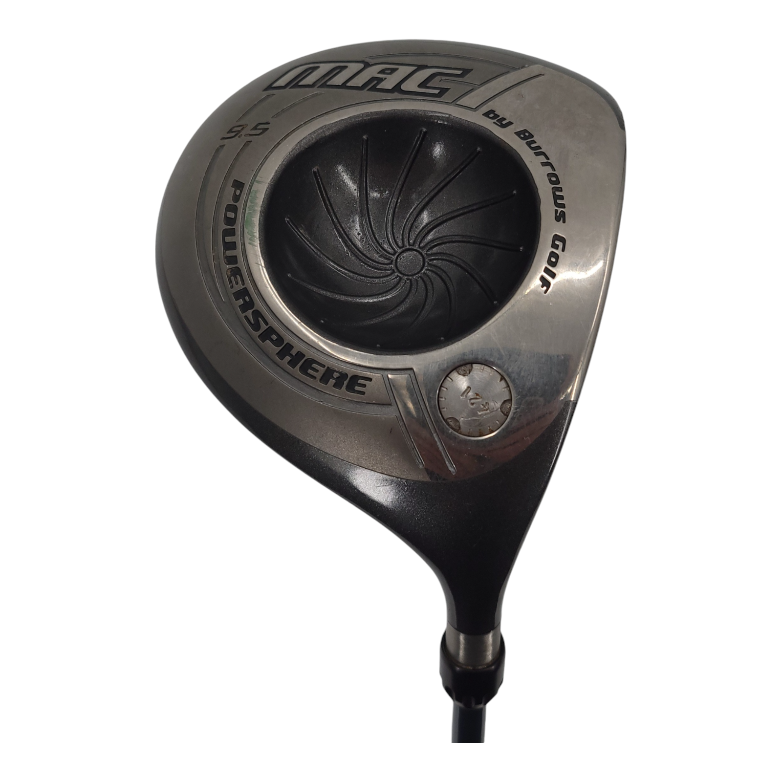 Burrows Golf Mac Powersphere Hotface Driver 9.5° Hotflex L Softie Grip 45.5” RH