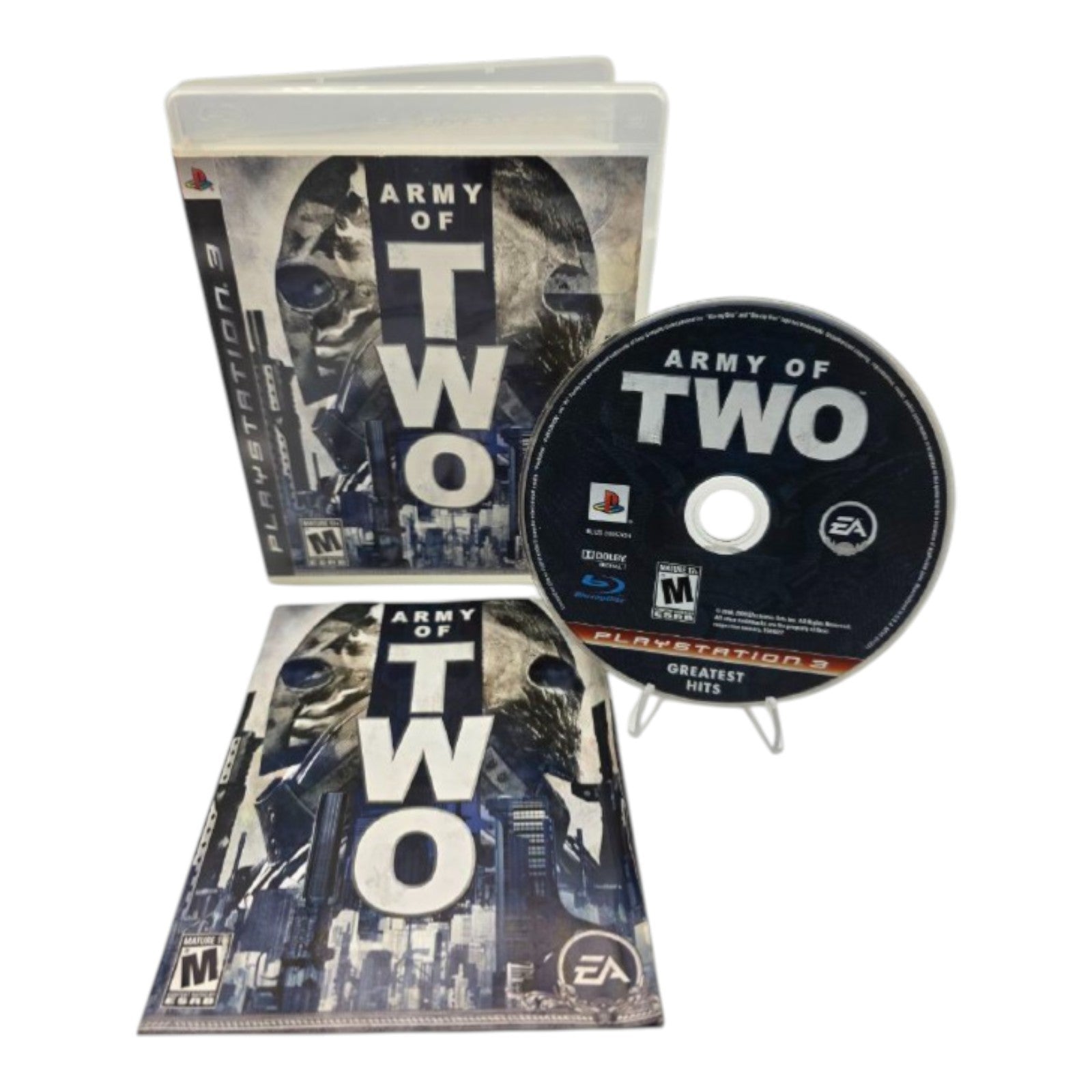 Army of Two Greatest Hits Sony PlayStation 3 Complete with Manual Tested 2009