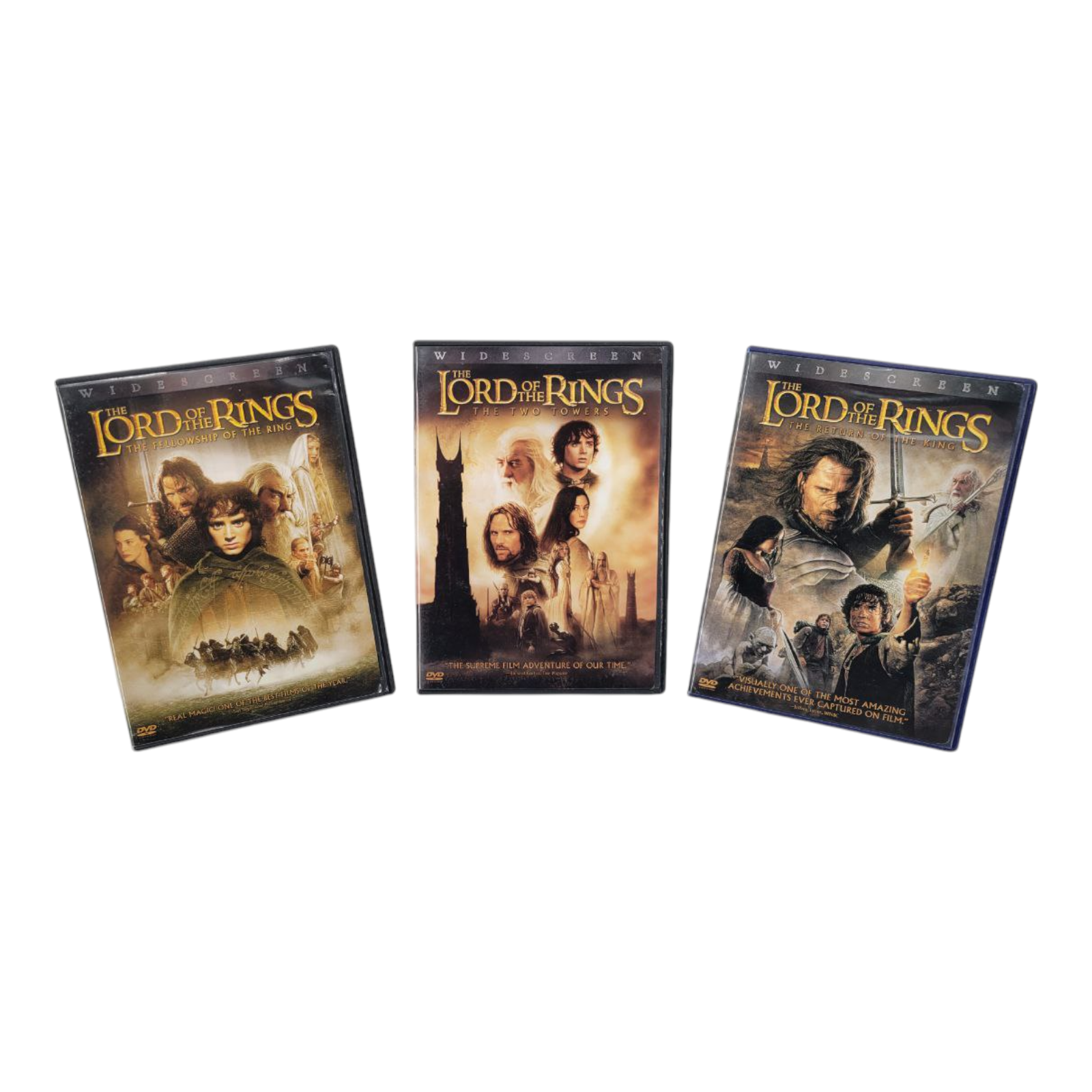 The Lord of the Rings Trilogy DVD Bundle Widescreen