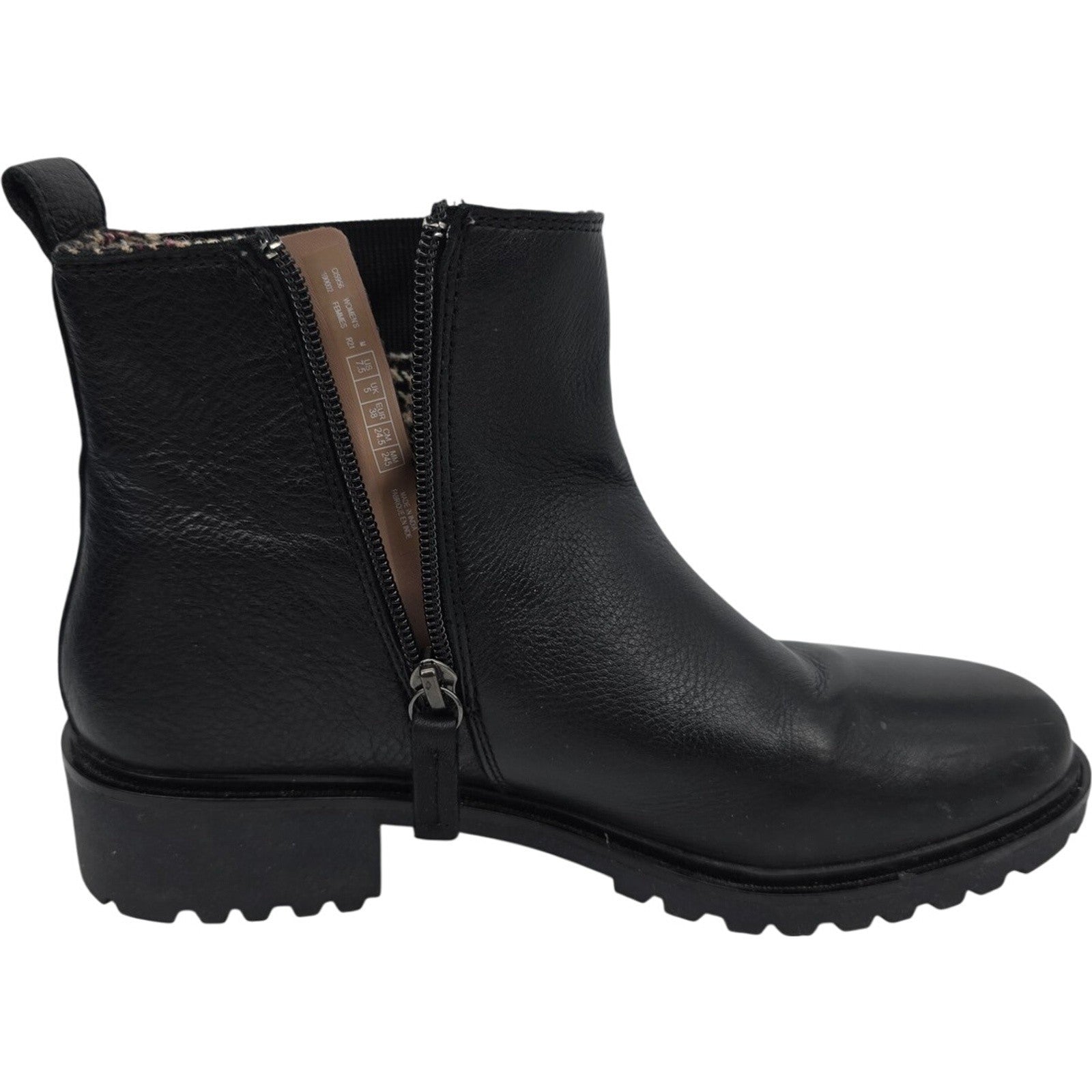 Rockport Ryleigh Chelsea Boots Waterproof Leather Black Womens US 7.5M
