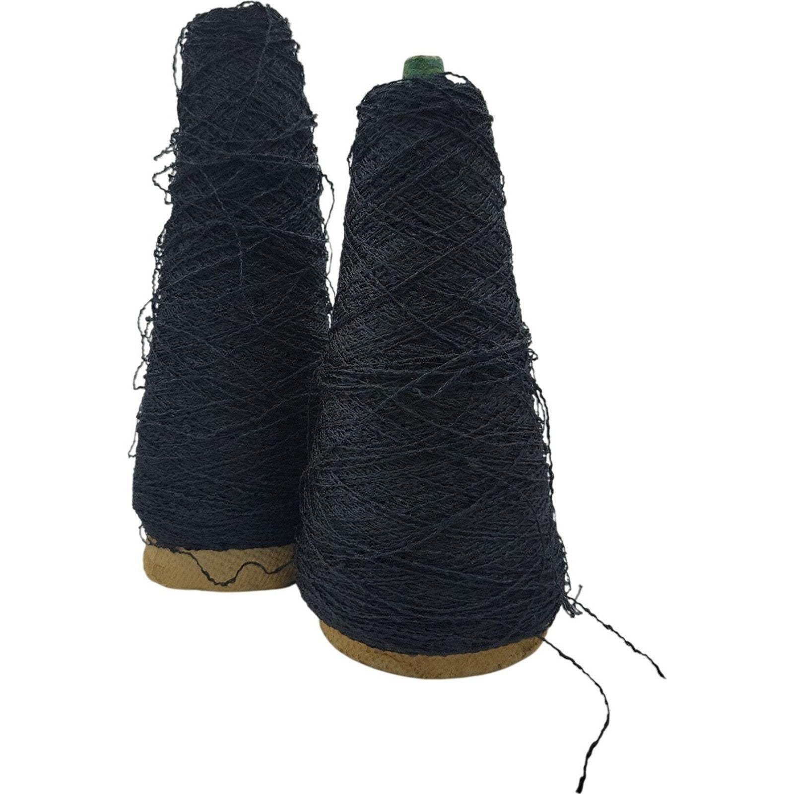 Vintage Huntingdon Yarn Mill Inc. Cone Yarn Black 4429