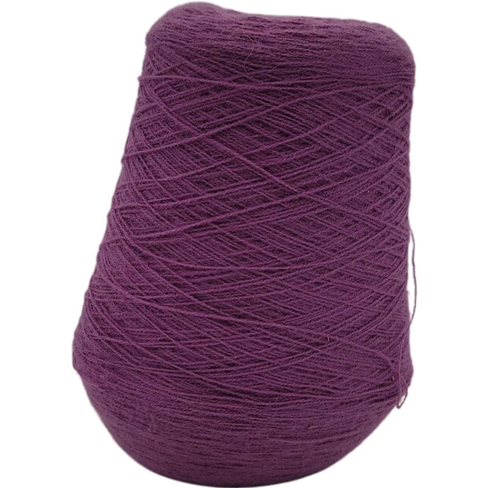 Vintage Phoenix Dye Works Grape Purple Knit Crochet Acrylic Cone Yarn 384721