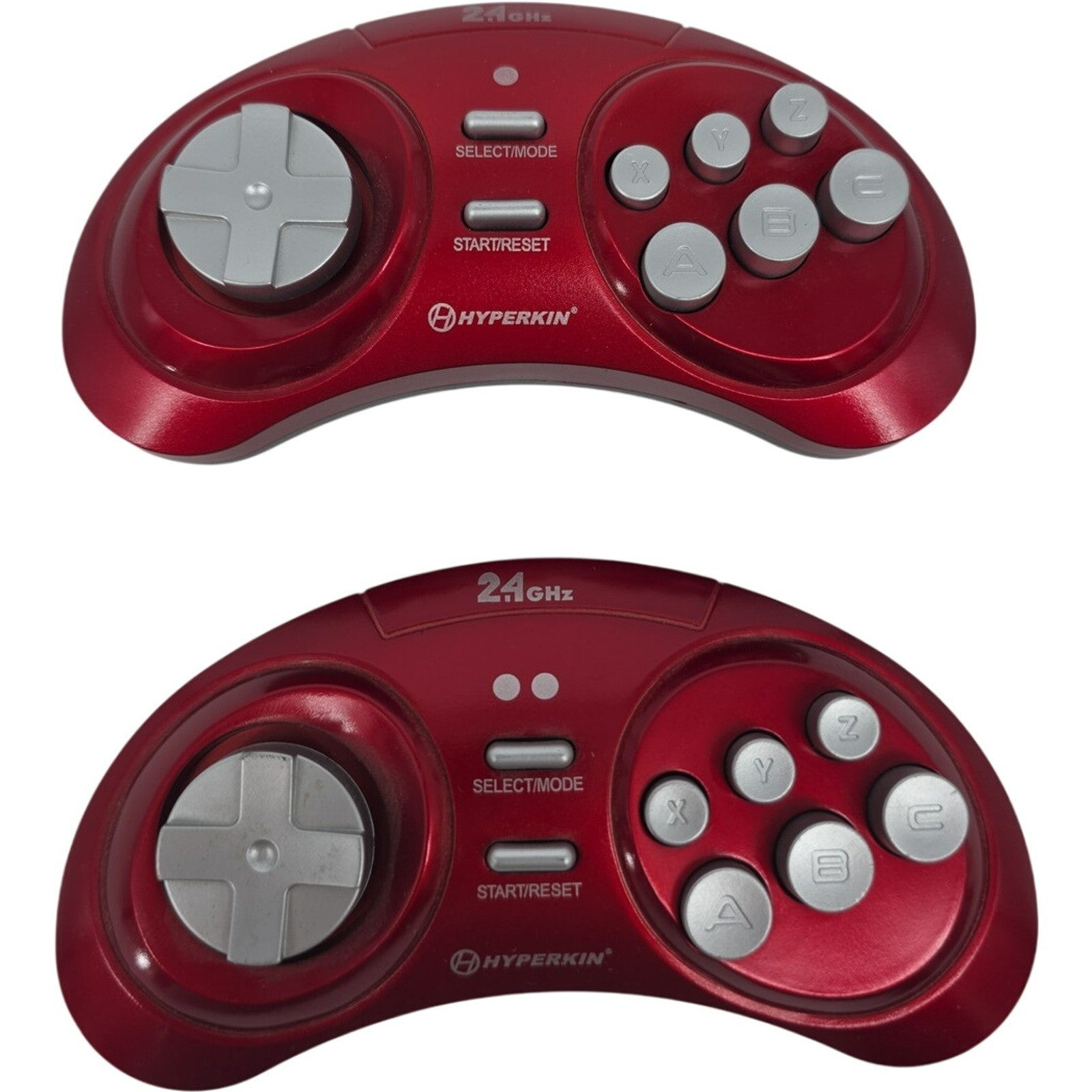 Hyperkin Retron 3 Wireless Red Controller 2.4 GHz Lot Of 2