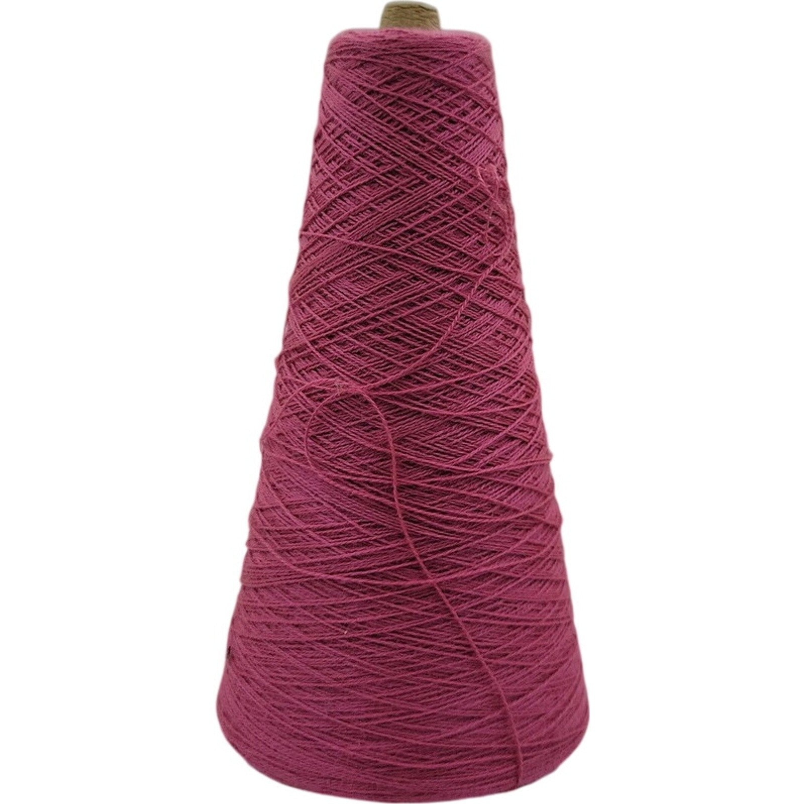 Vintage Pisgah Yarn 2/24 Rose Pink Cone Yarn Weaving Knitting Lot 6105