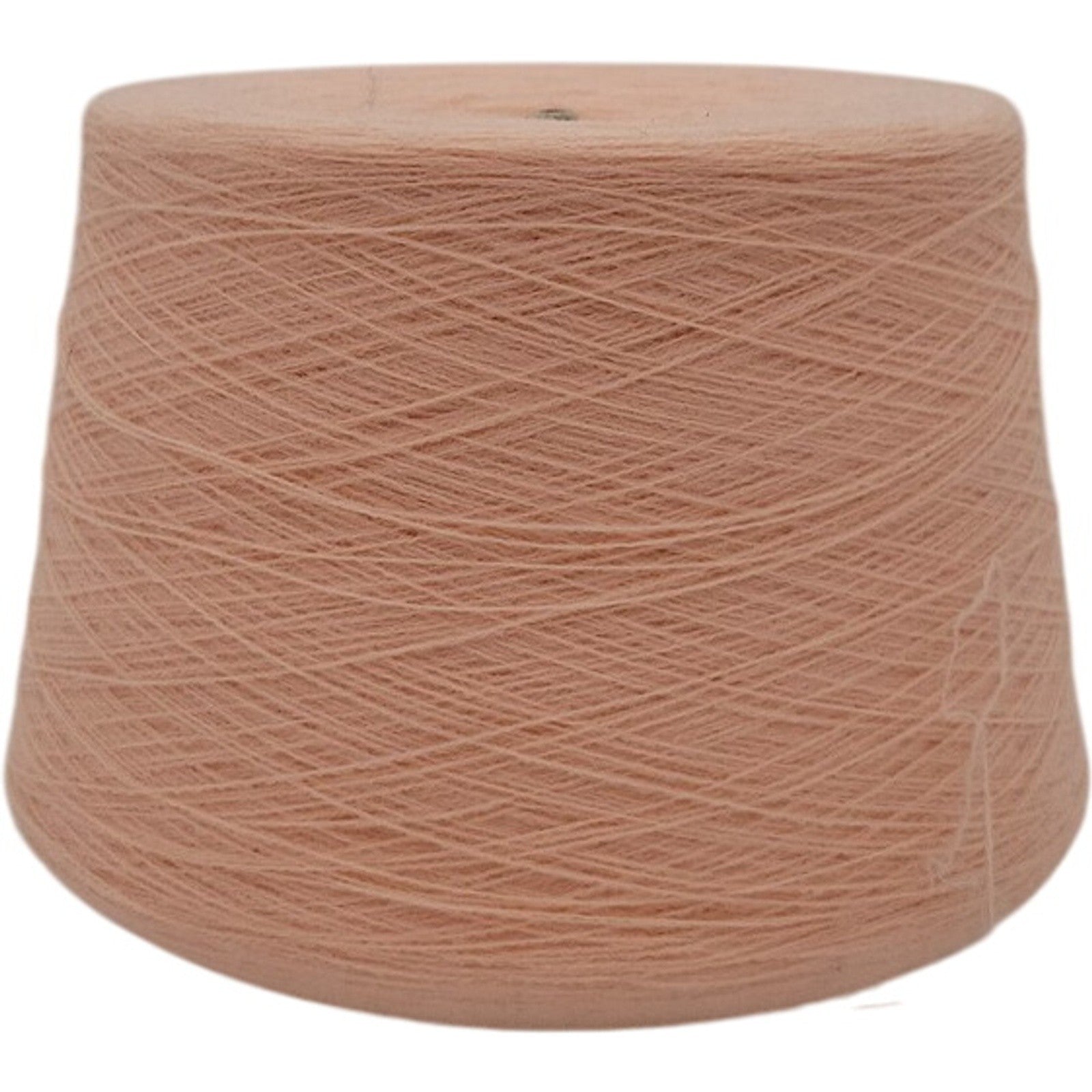 Vintage Spinnerin Spin Loft 2/24 Ice Peach Yarn Cone T2738A New