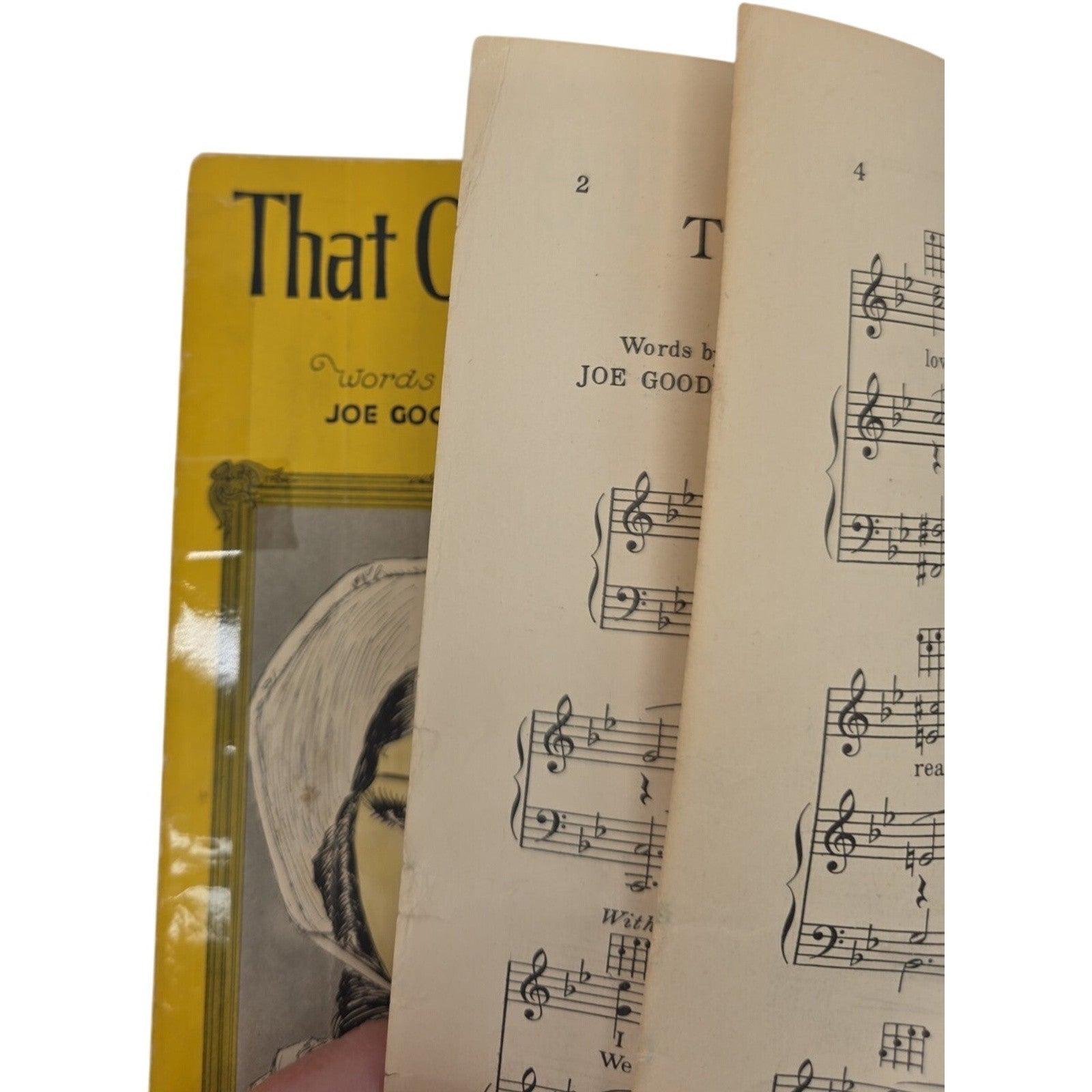 Vintage That Old Sweetheart of Mine Vintage Sheet Music by Goodwin & Shay 1928
