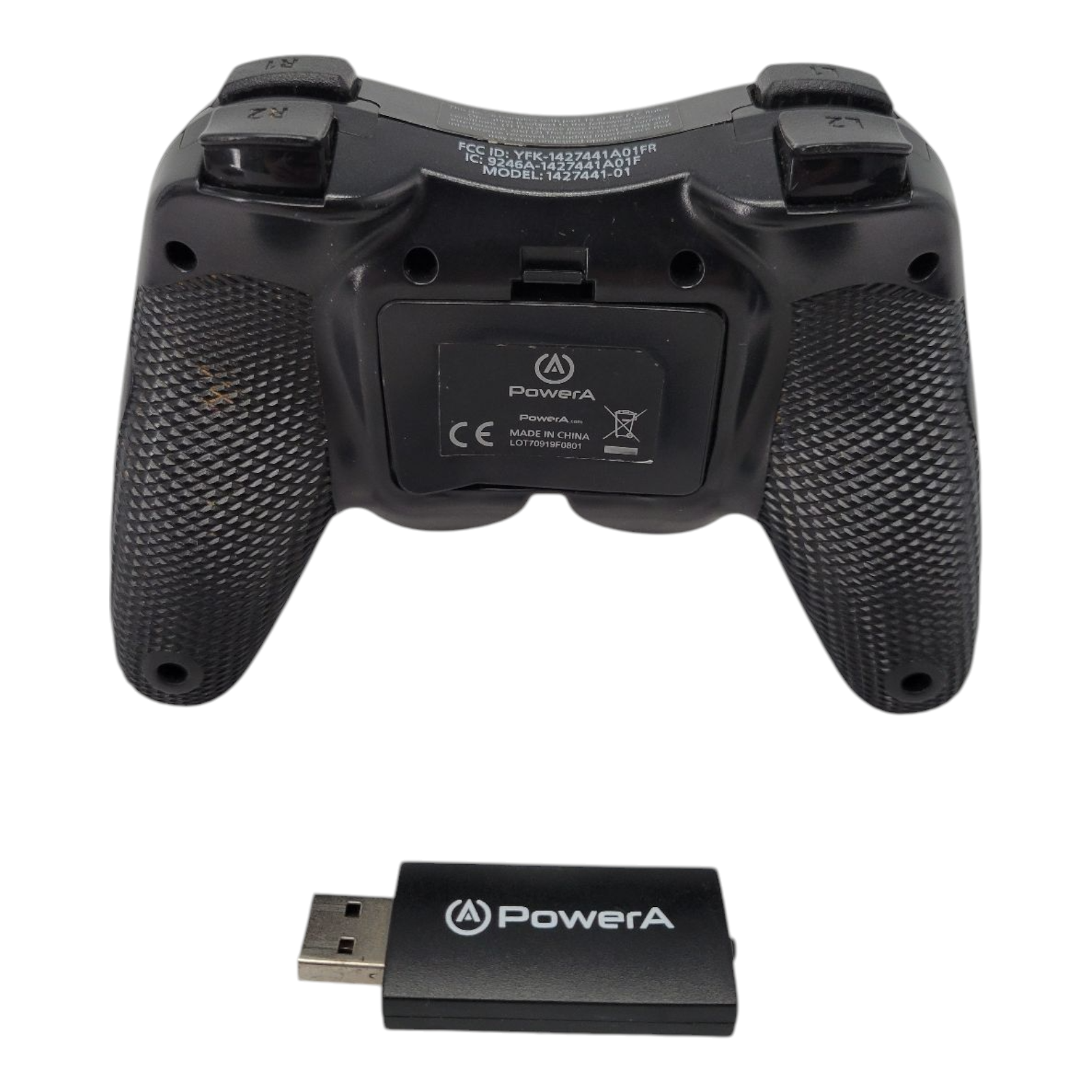 PowerA Wireless Controller for PS3 Model 1427441-01 with USB Dongle Receiver