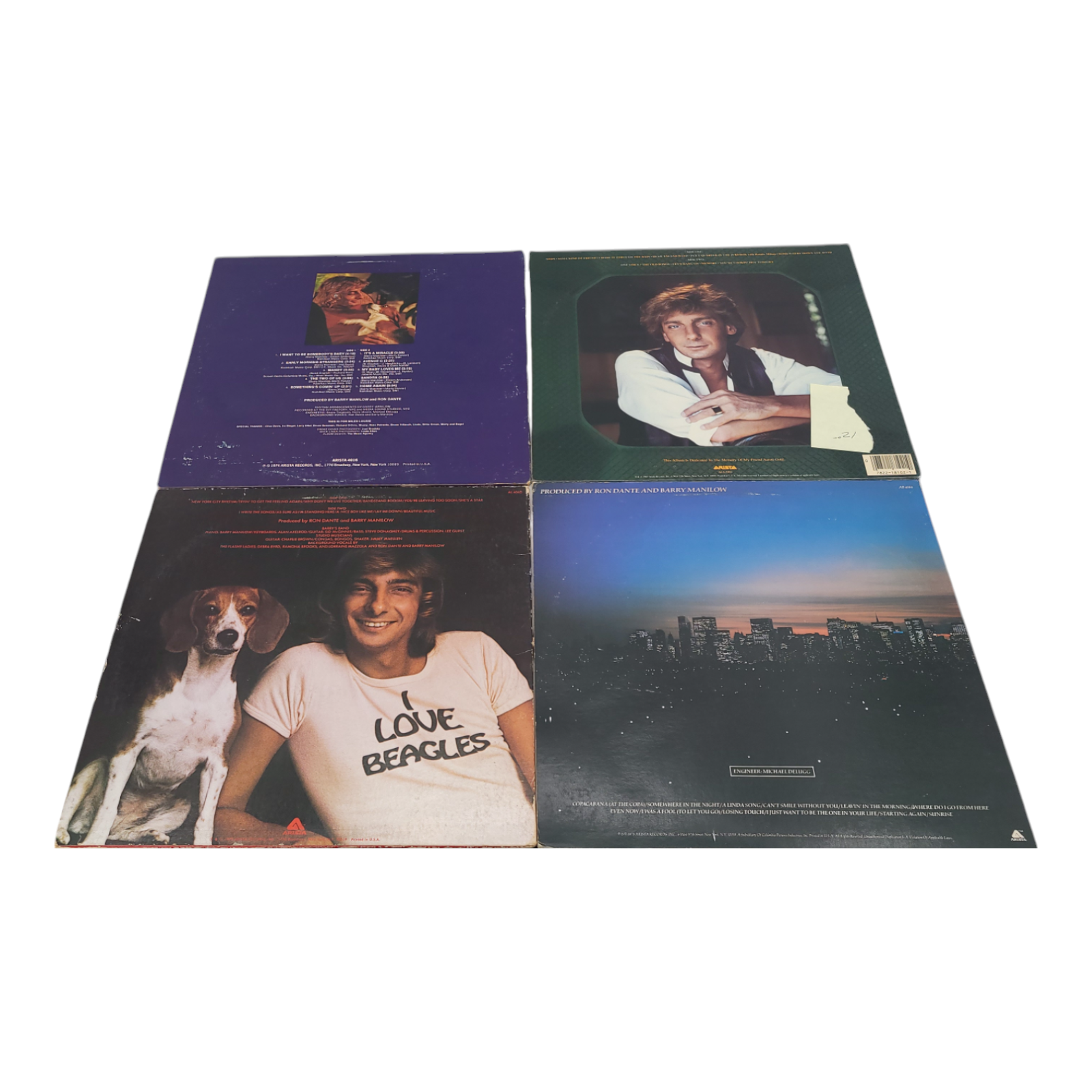 Barry Manilow II Vinyl LP 4 Album Bundle