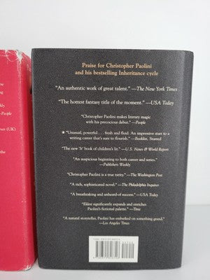 3 Book Set Of Hardcover Eragon Eldest and Brisingr by Christopher Paolini