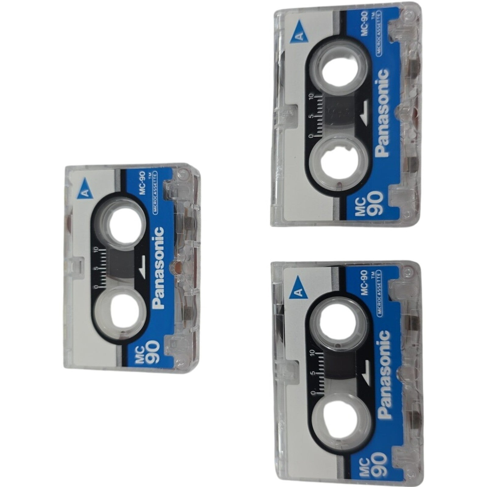 Panasonic Microcassette Tapes MC-90 min 3 Cassette Tapes Vintage