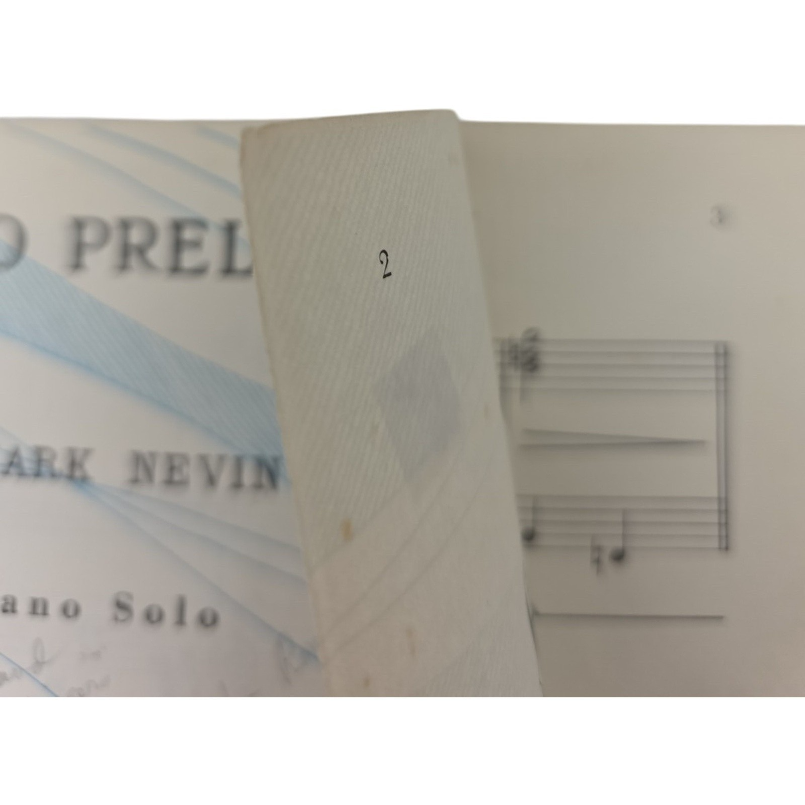 1966 Vintage Sheet Music Chord Prelude by Mark Nevin Piano Solo Belwin Mills