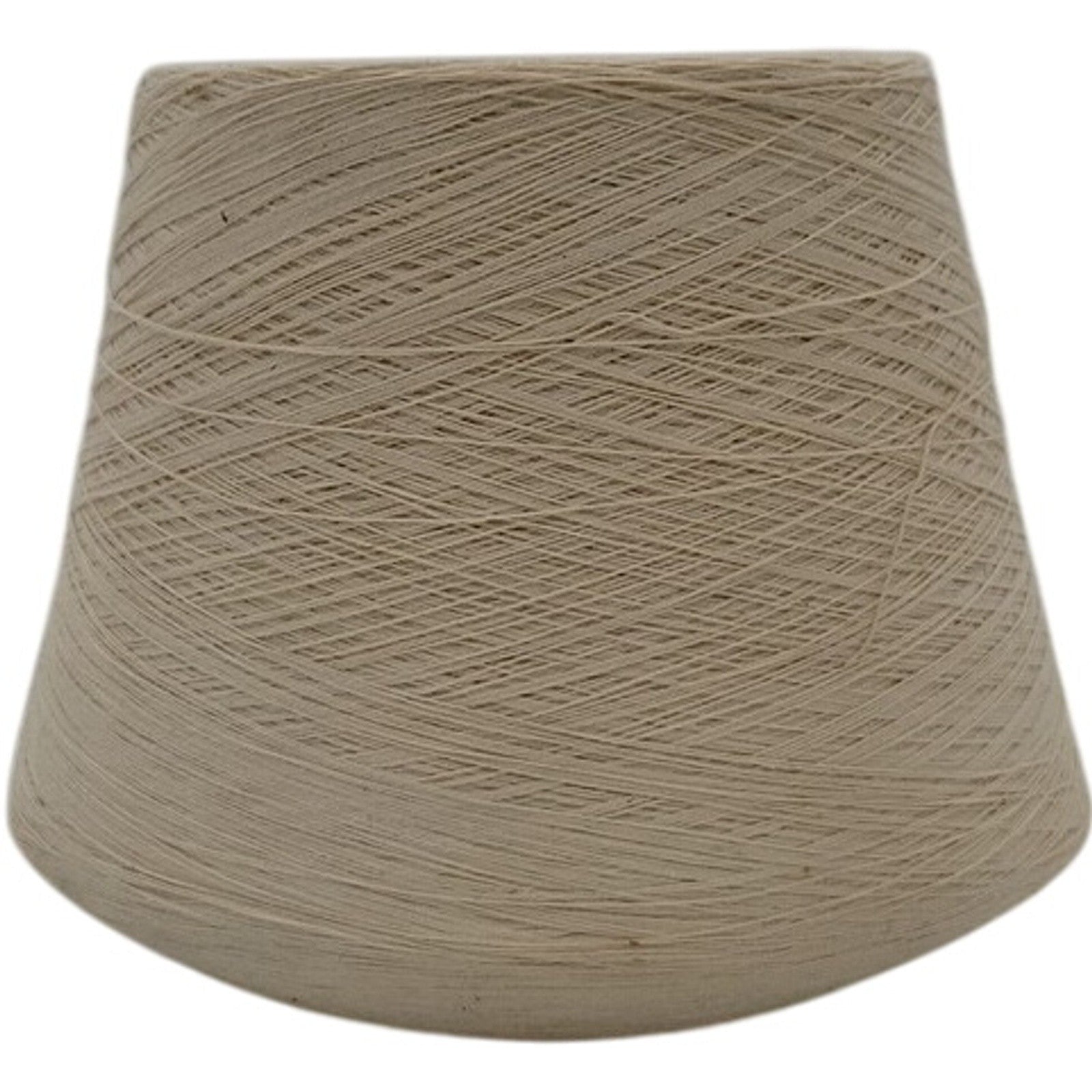 Vintage Tultex Yarns 16/2 14T 8 in Waxed Natural Off-White Weaving Cone Yarn
