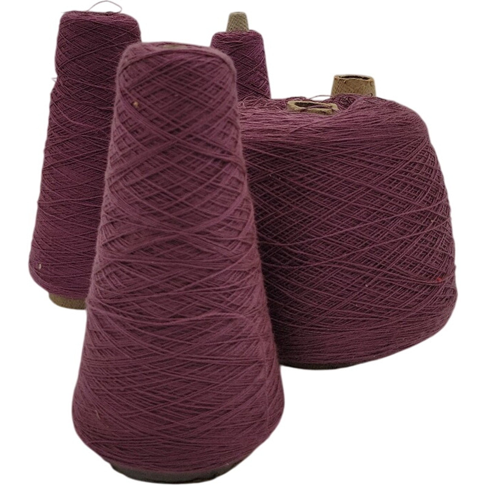 Vintage Pisgah Yarn 2/24 Grape Cone Weaving Knitting Yarn 2200 Lot of 5