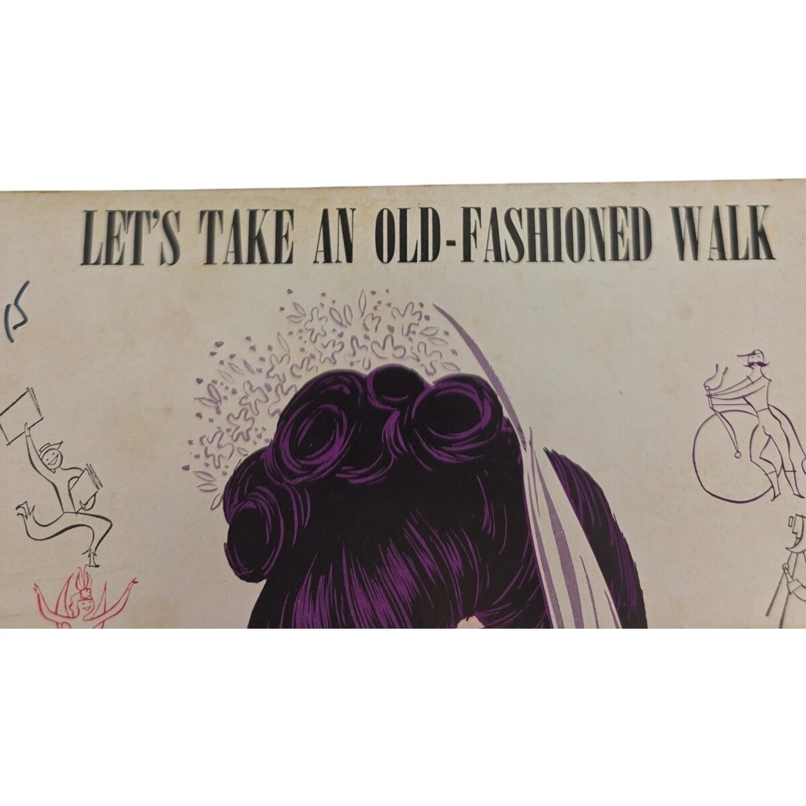 Vintage 1949 Sheet Music Miss Liberty Lets Take An Old Fashioned Walk