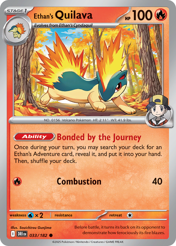 Ethan's Quilava 33/182 Destined Rivals