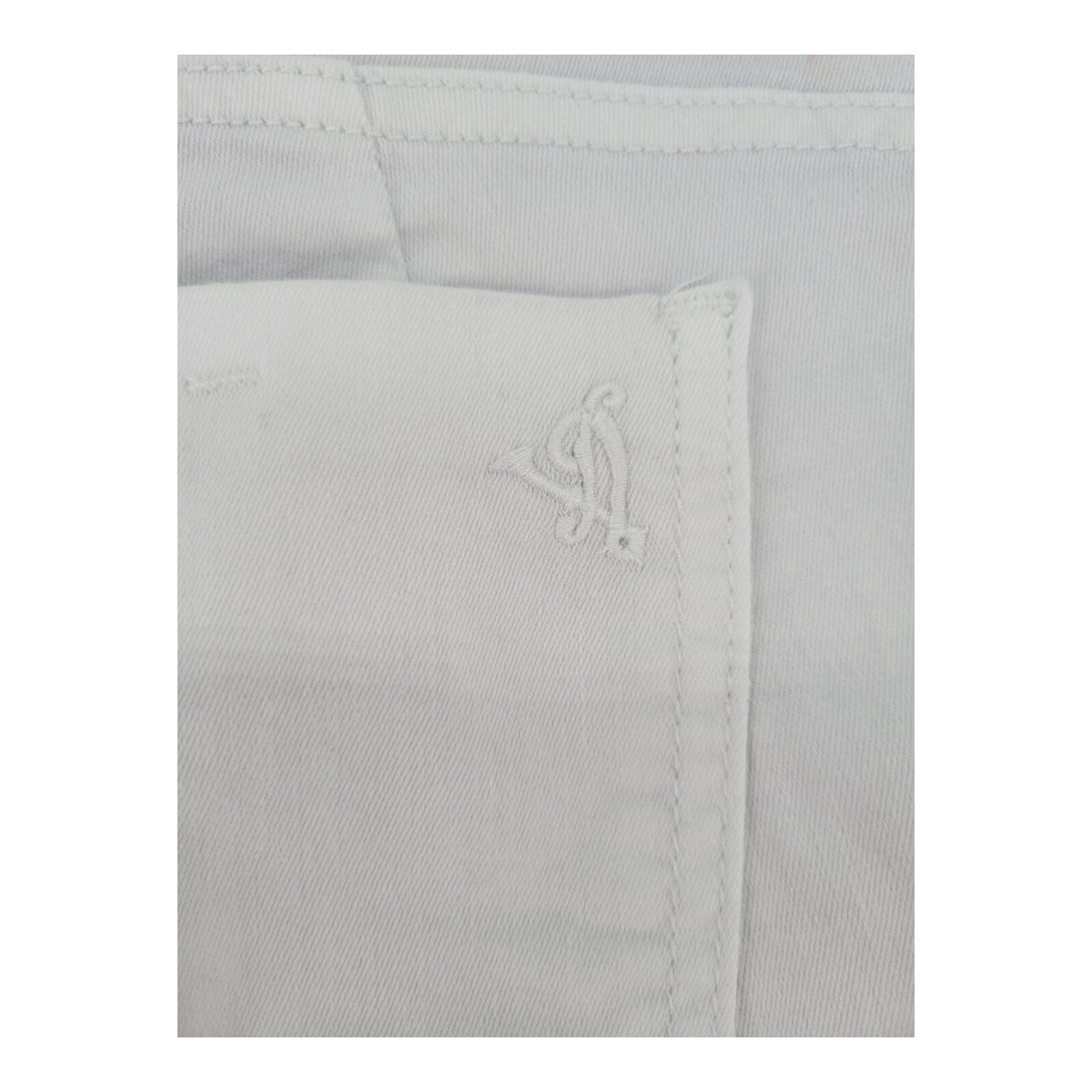 VIP Jeans Womens White Capri Pants Button Fly Cotton Blend Size 19/20