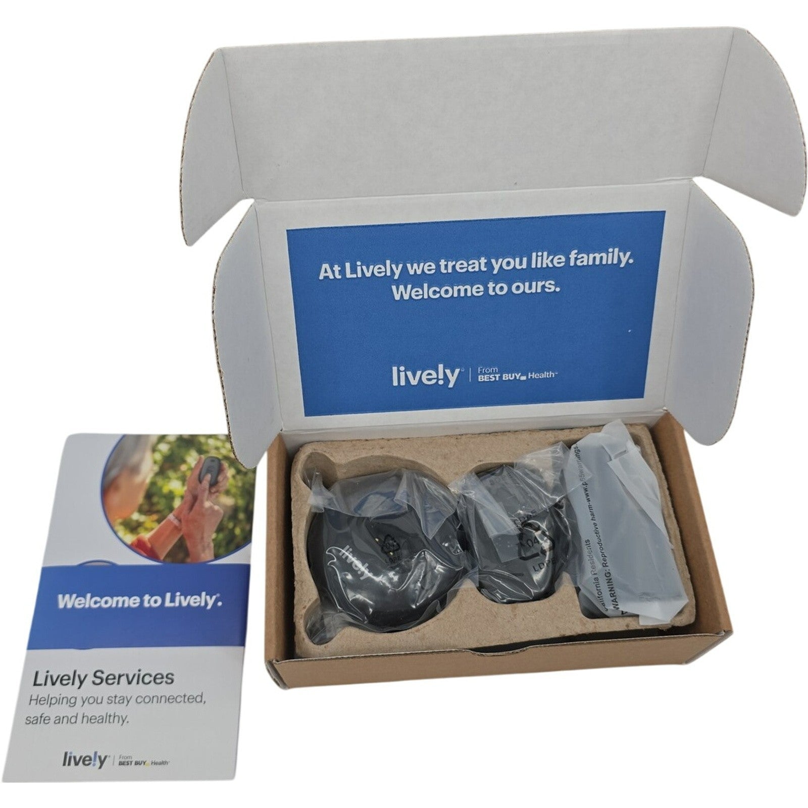 Lively Mobile2 All-in-One Medical Alert Device R5 Dir Kit black