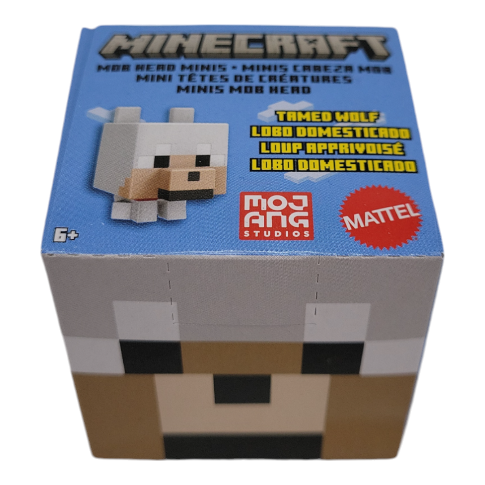 Mattel Minecraft Mob Head Minis Tamed Wolf 1 Inch Mini Action Figure