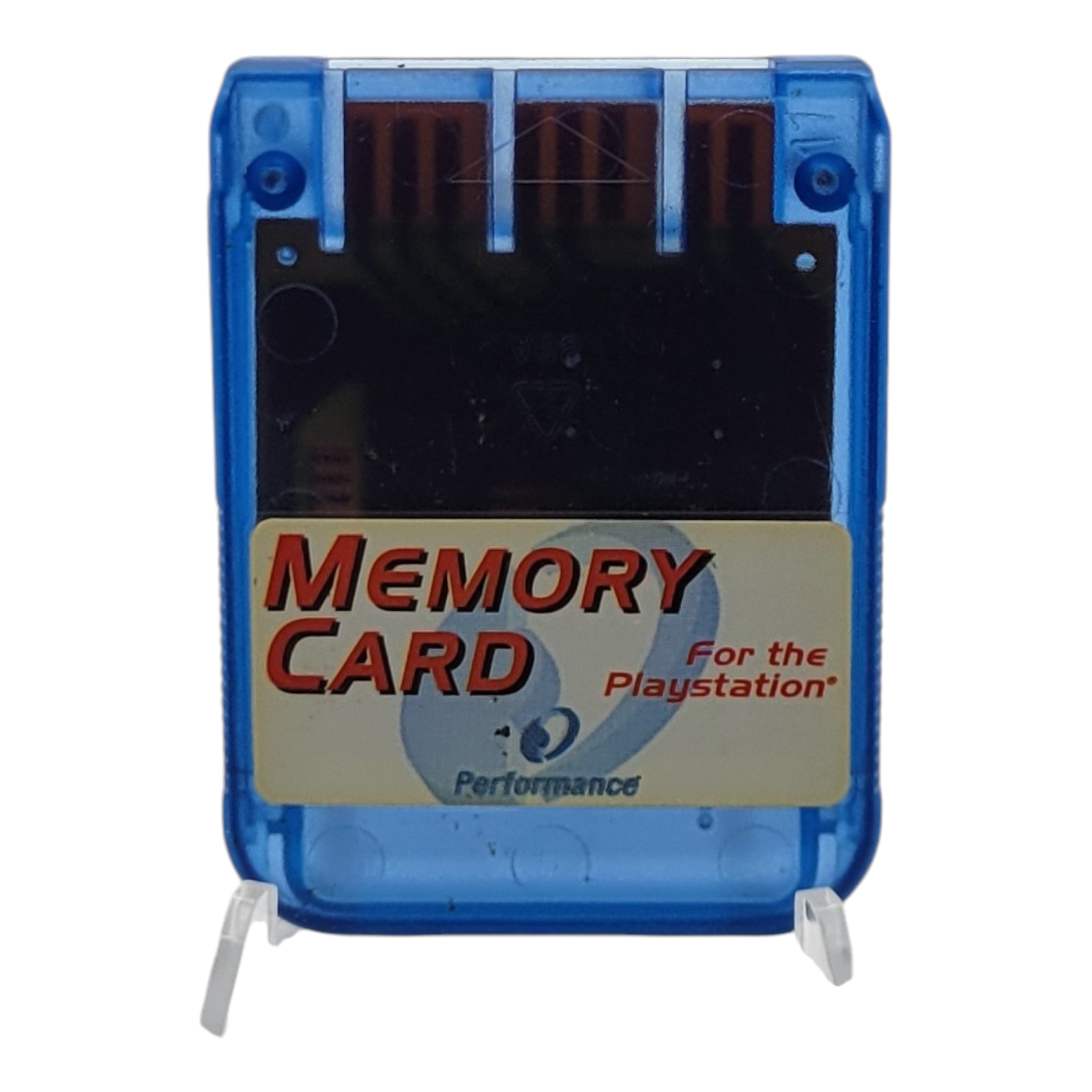 Performance Memory Card for Original Sony PlayStation PS1 Transparent Blue