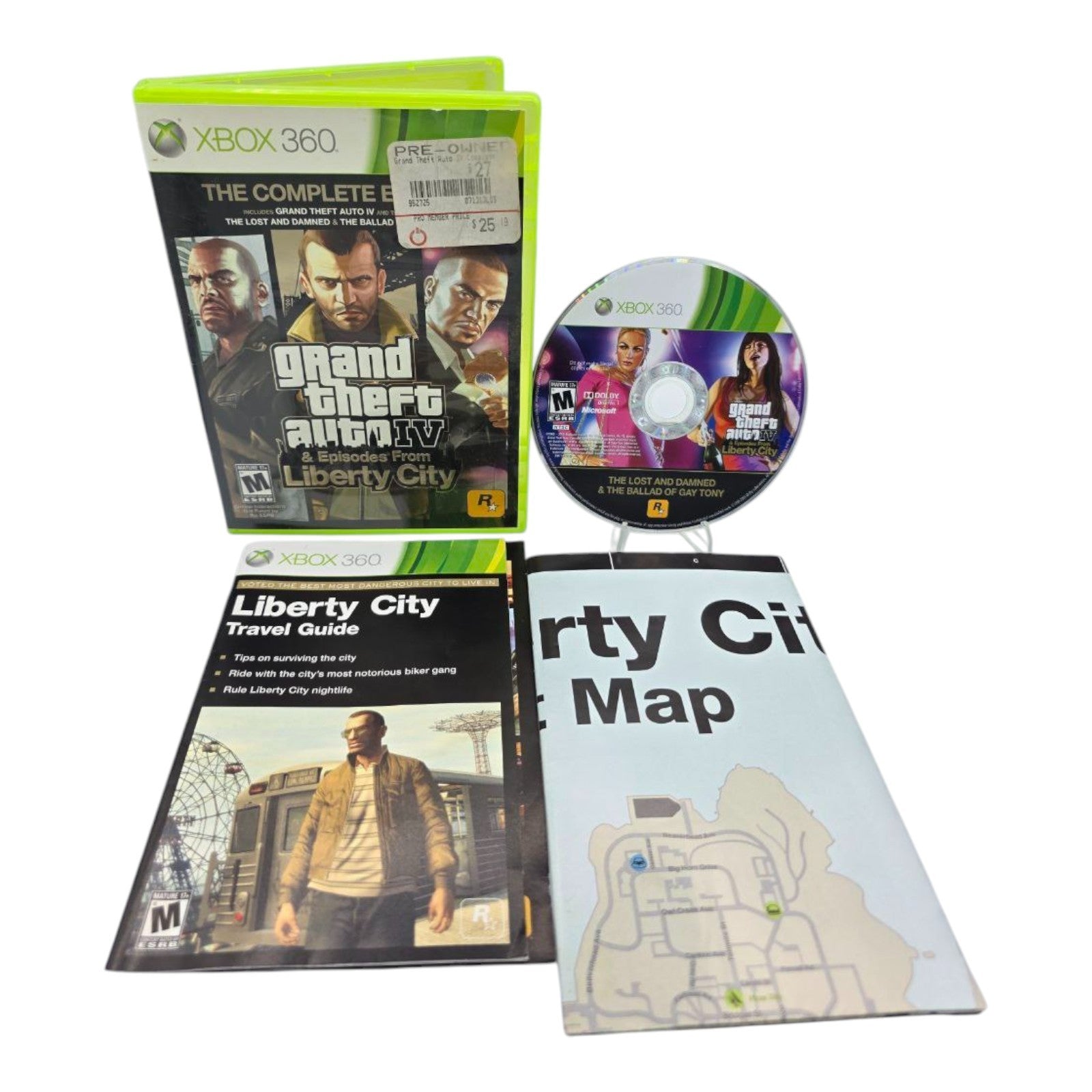 Grand Theft Auto IV Xbox 360 Expansions The Lost and Damned Game Only Tested